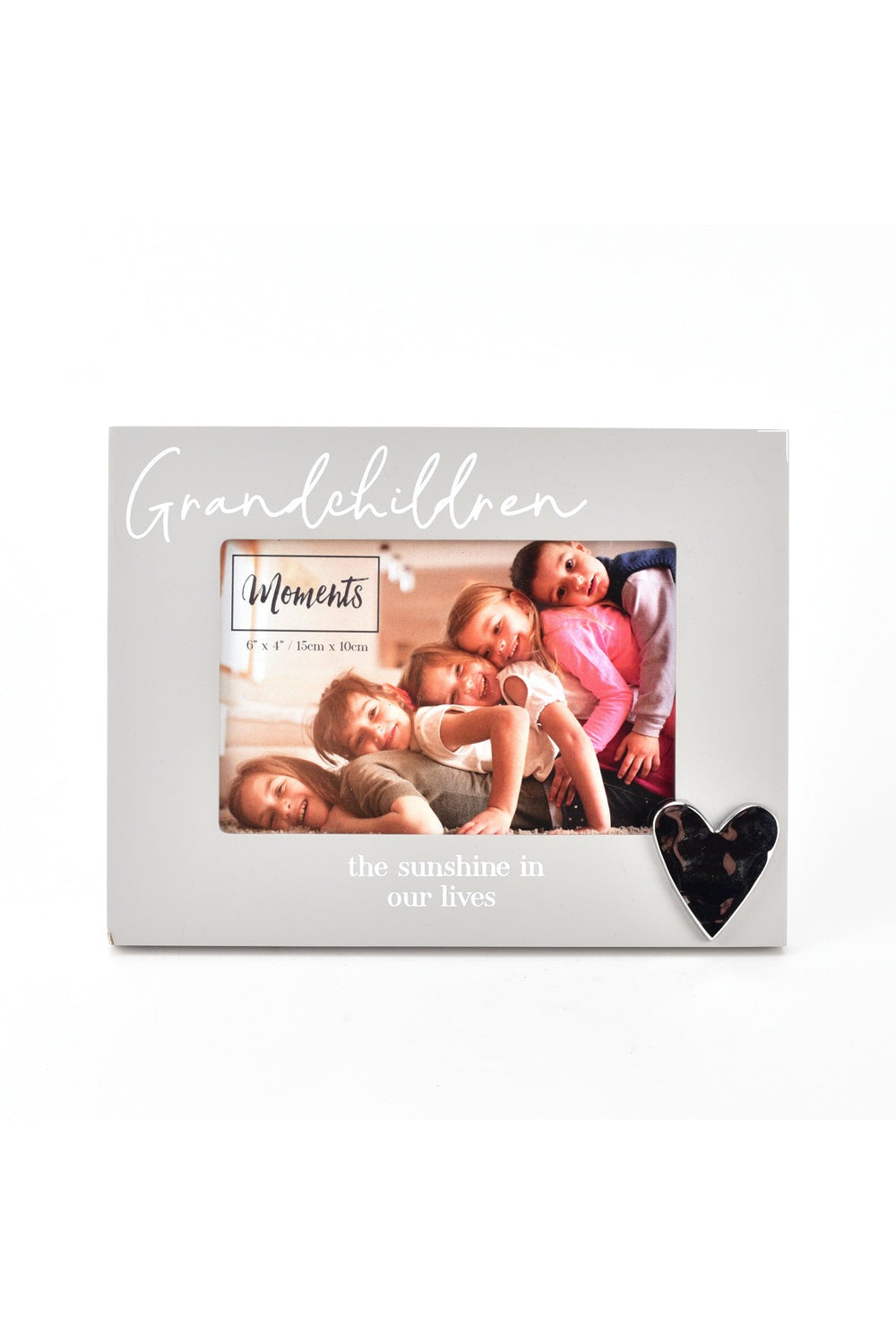Moments Moments Wooden Photo Frame With Heart 6" x 4" Grandchildren 1 Shaws Department Stores