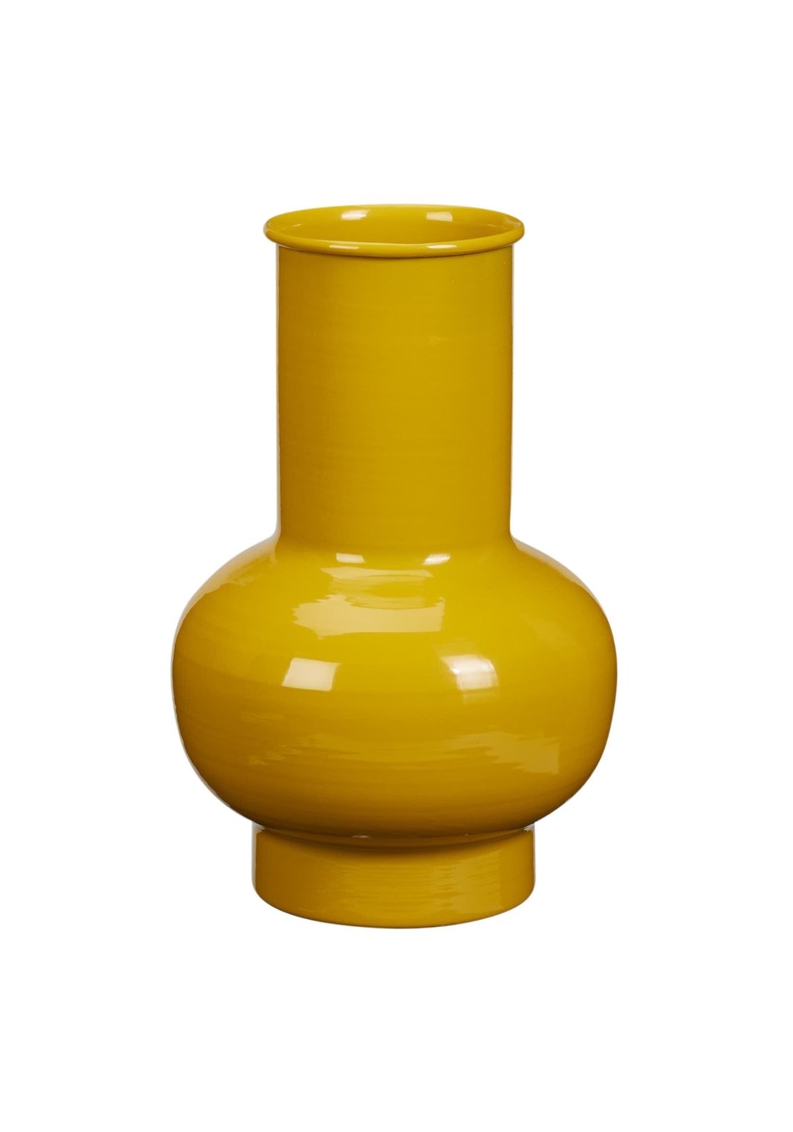 Glossy Vase - Yellow