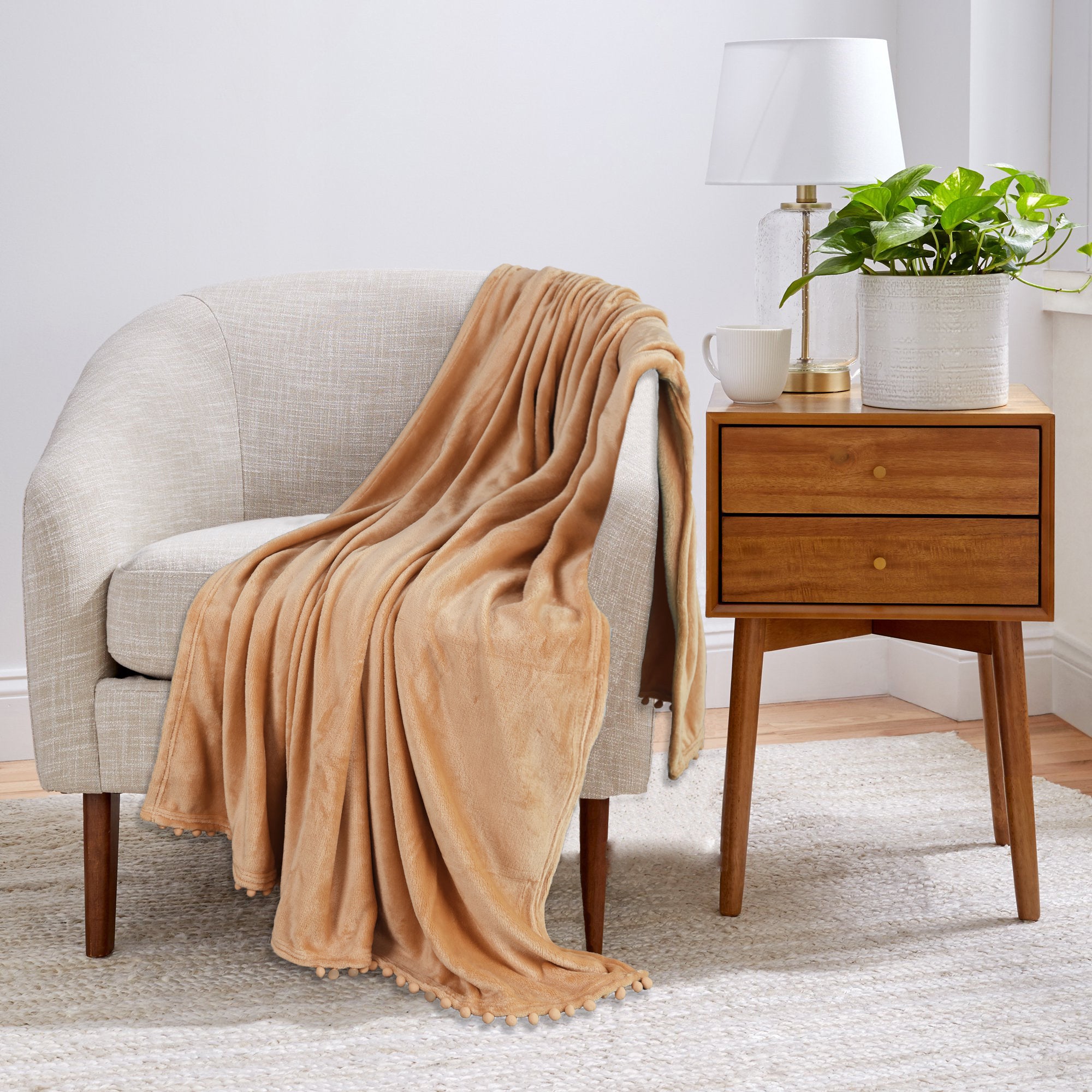 The Home Luxury Collection Sherpa Blanket 150x200 9 Shaws Department Stores