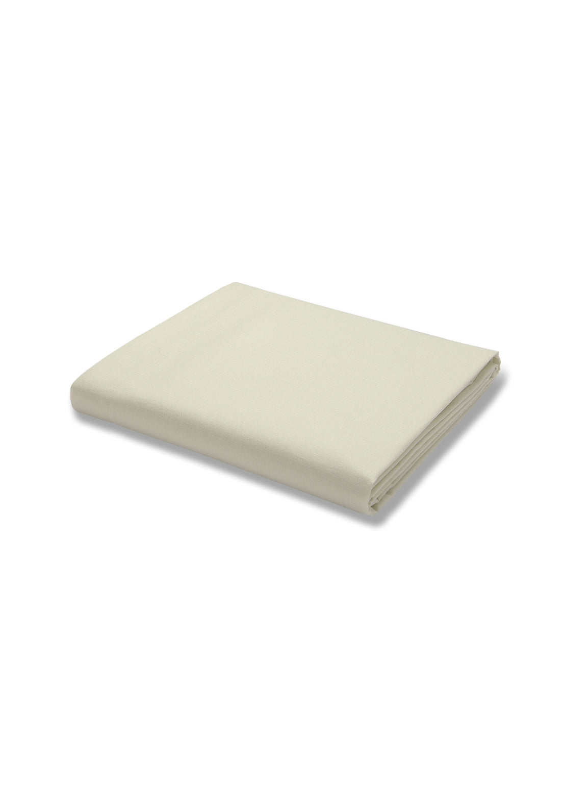 The Home Luxury Collection 200 Thread Count Flat Sheet - Cream 2 Shaws Department Stores
