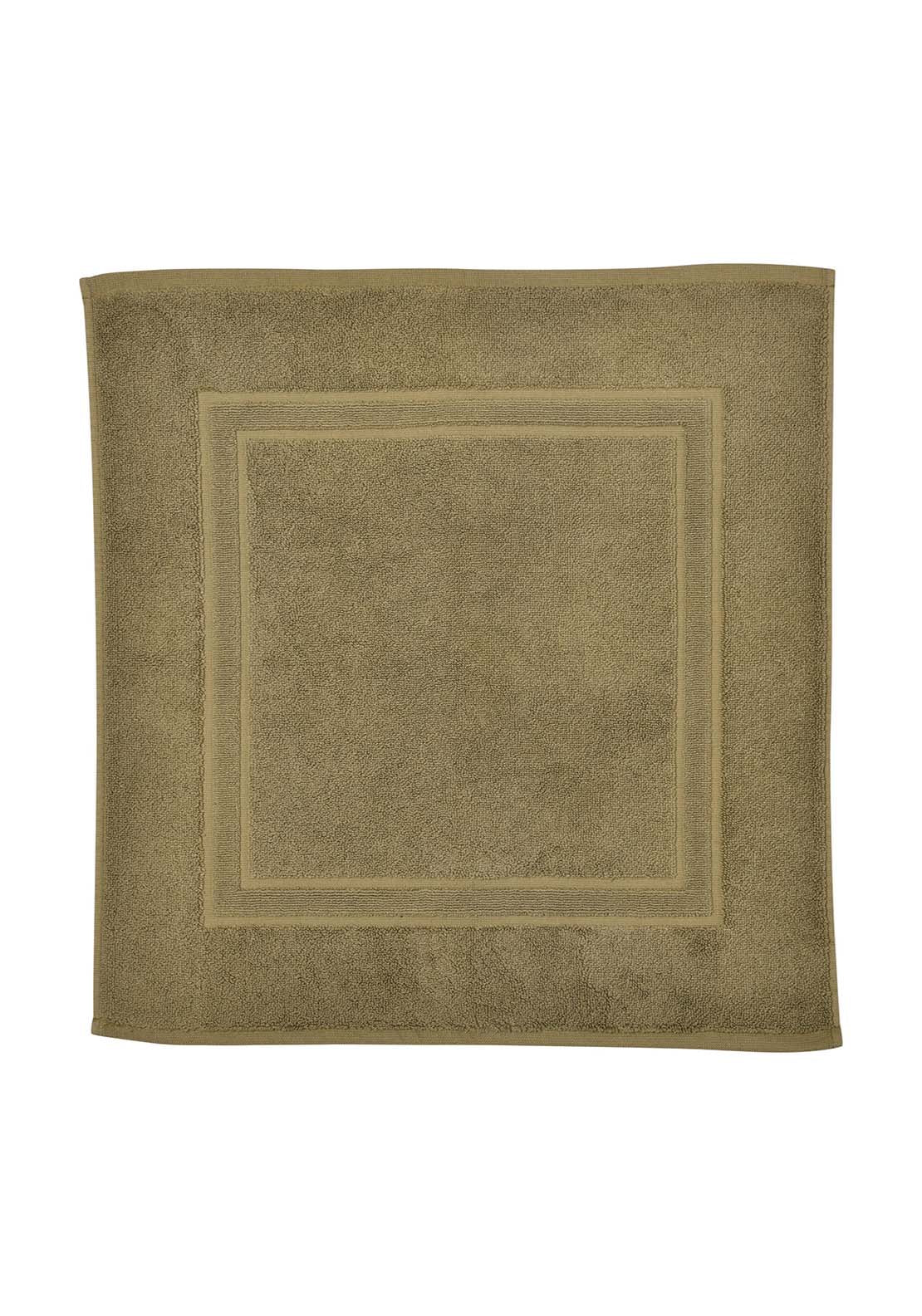 The Home Luxury Collection Friendly Towel Bath Mat - Khaki 1 Shaws Department Stores