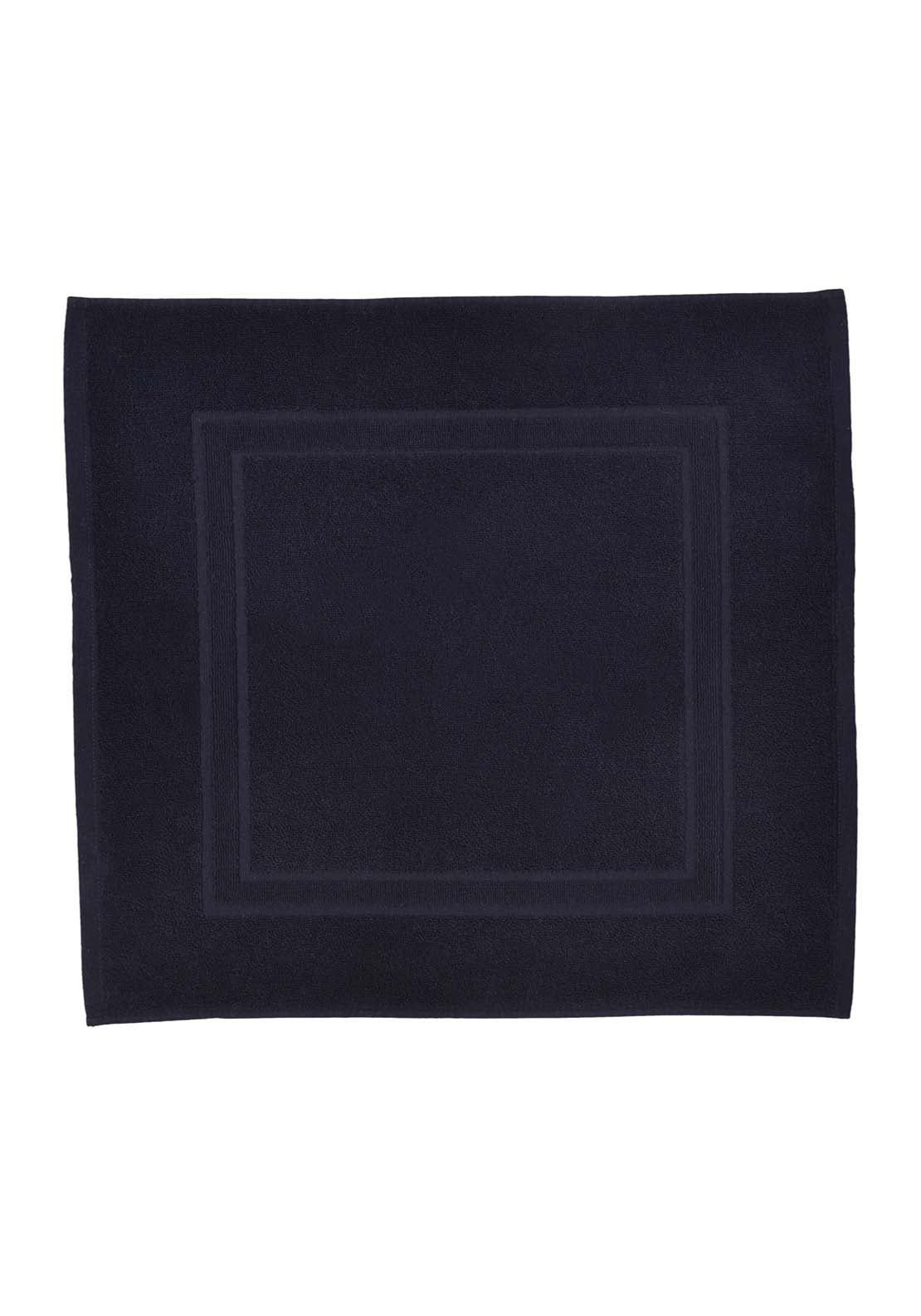 The Home Luxury Collection Bath Mat - Navy 1 Shaws Department Stores