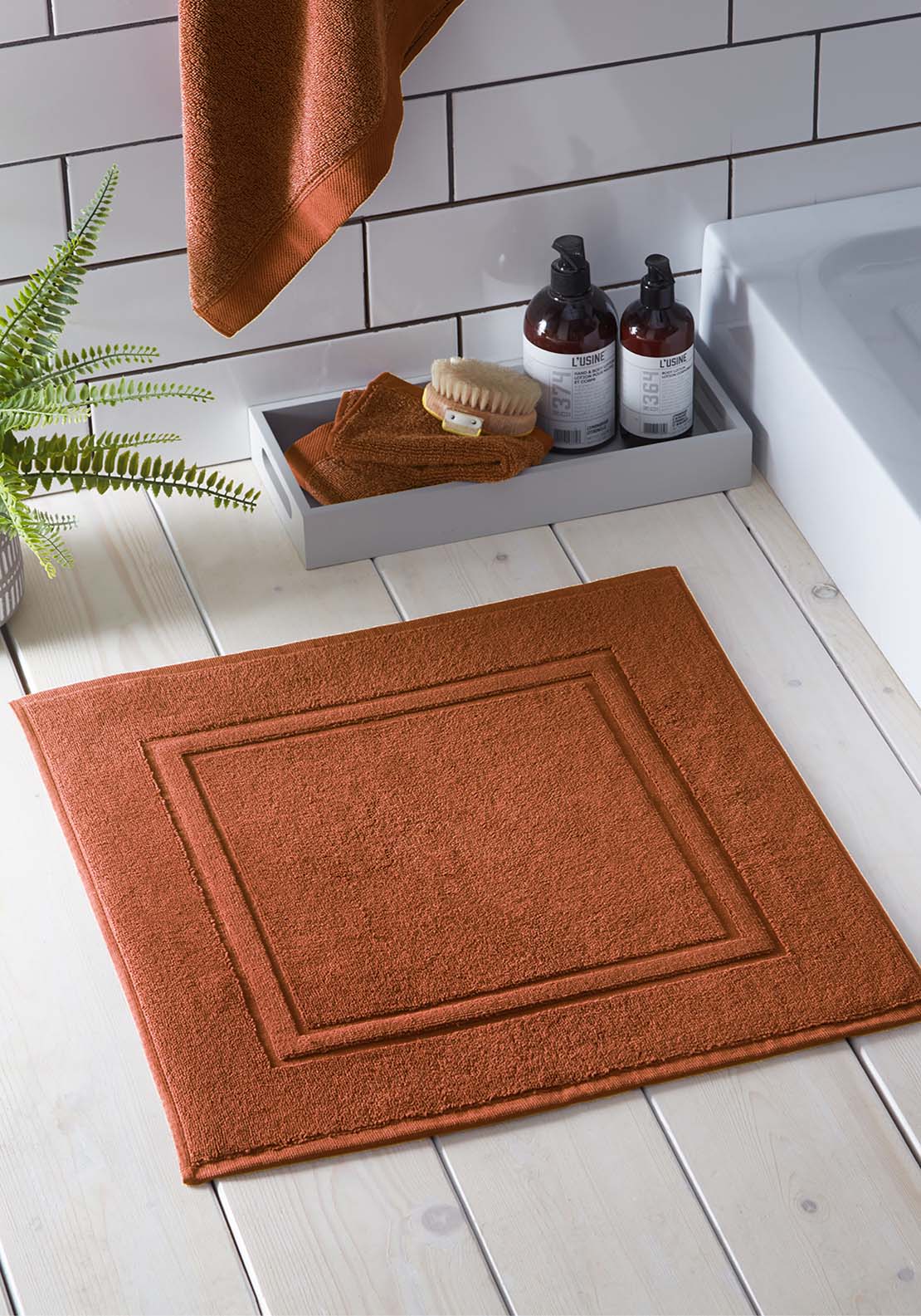 The Home Luxury Collection Friendly Towel Bath Mat - Terra 1 Shaws Department Stores