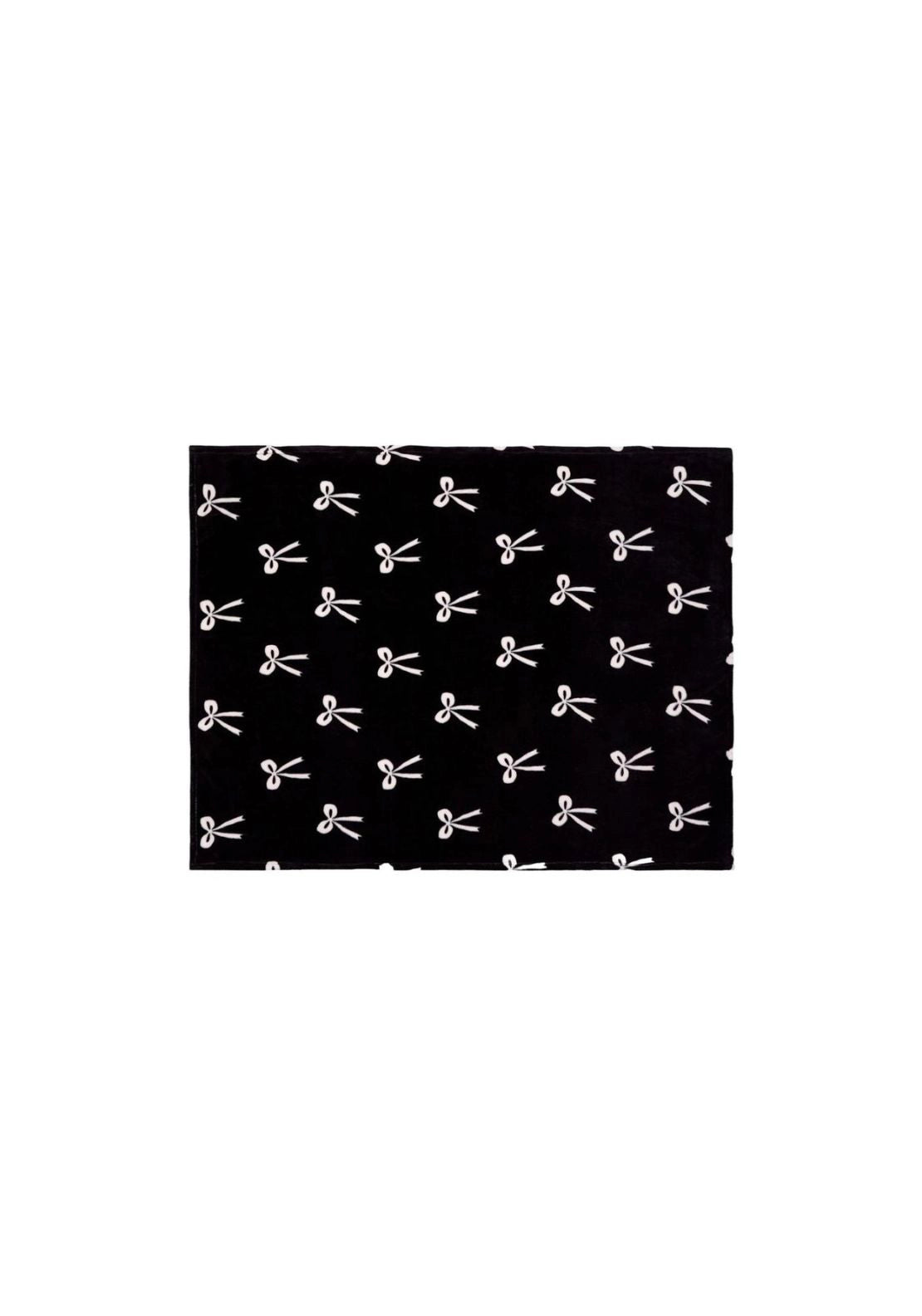 Pretty Bows Throw - Black