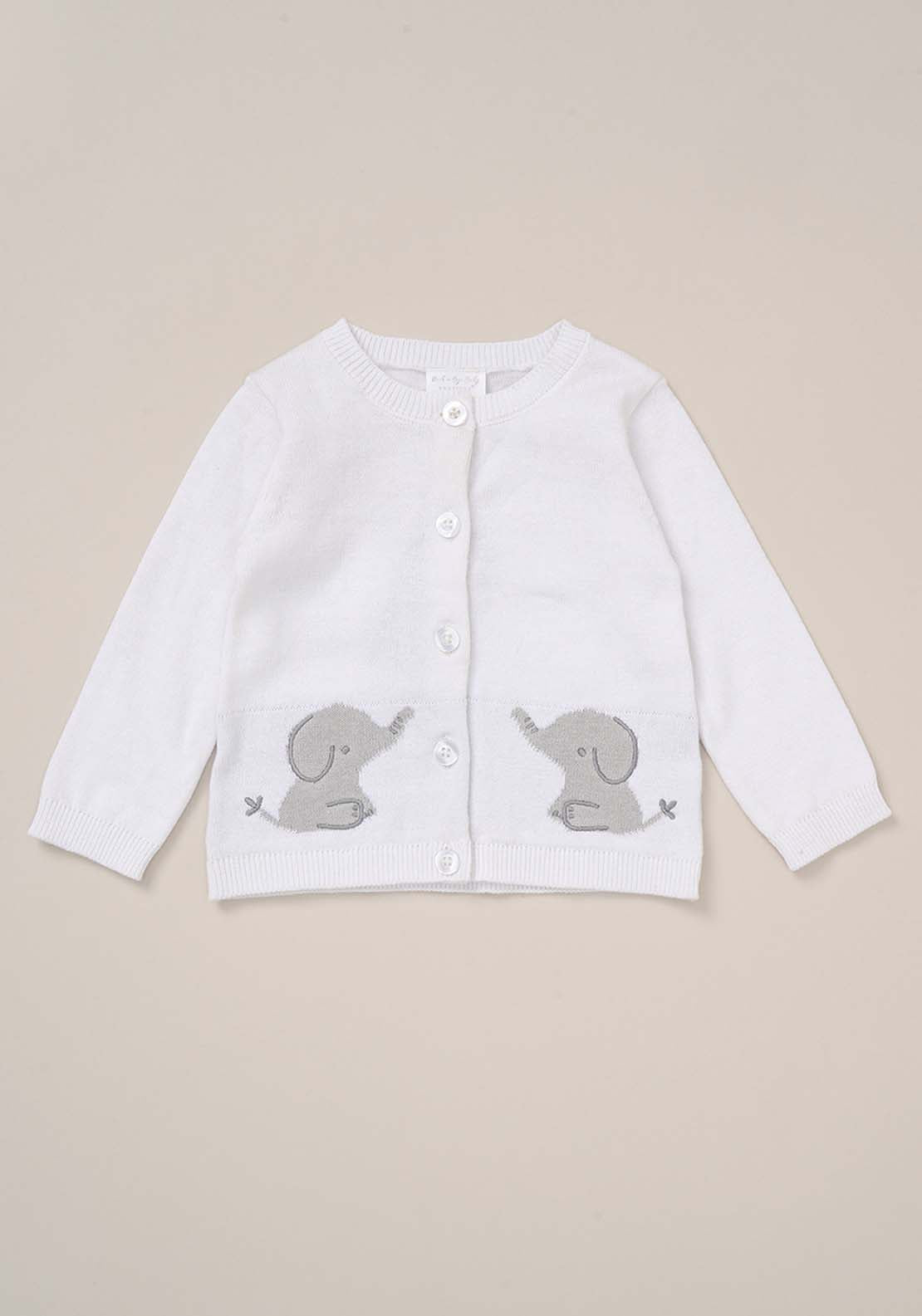 Elephant Knit Set - White