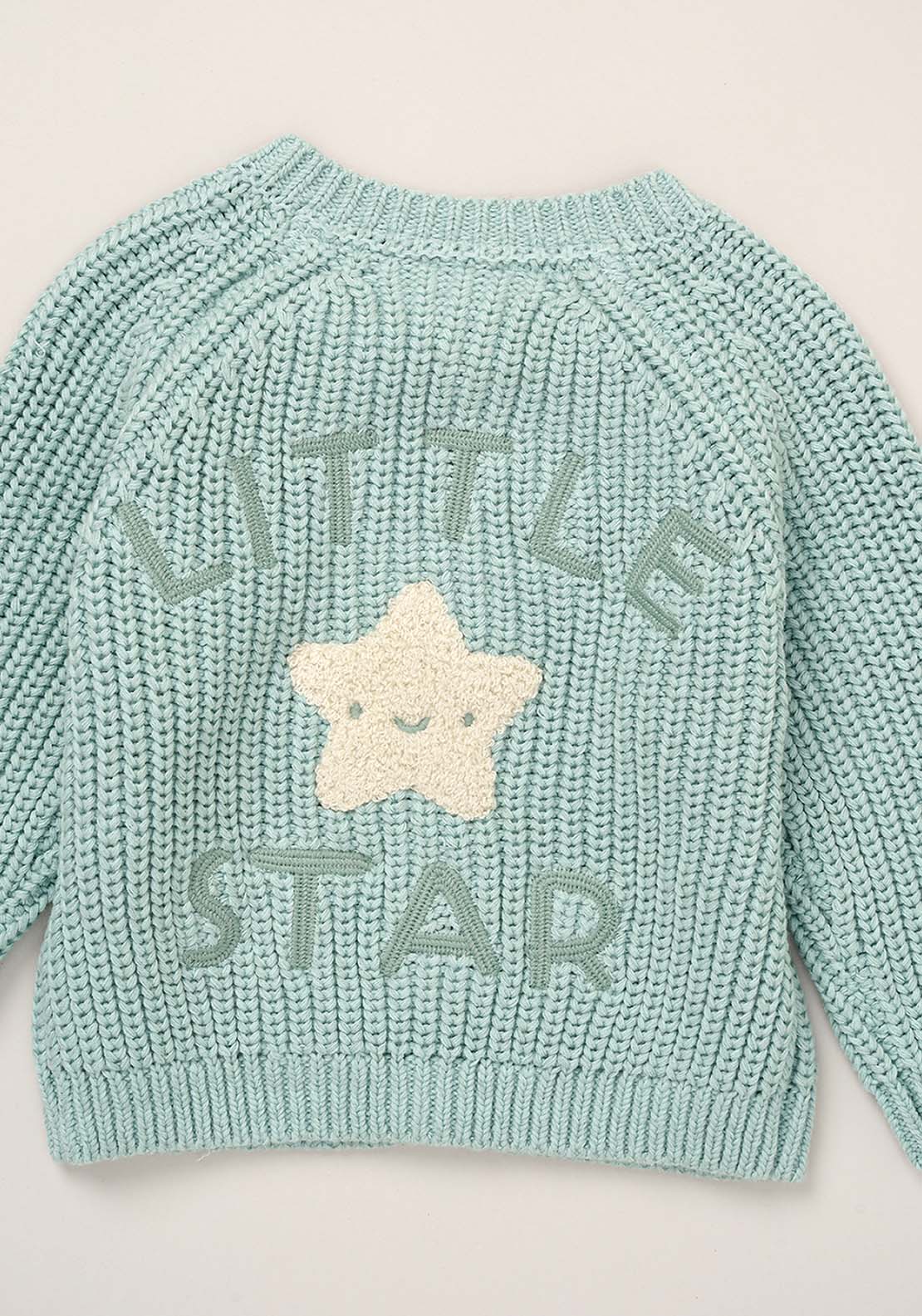 Jainco Little Star Knitted Cardigan - Blue 3 Shaws Department Stores