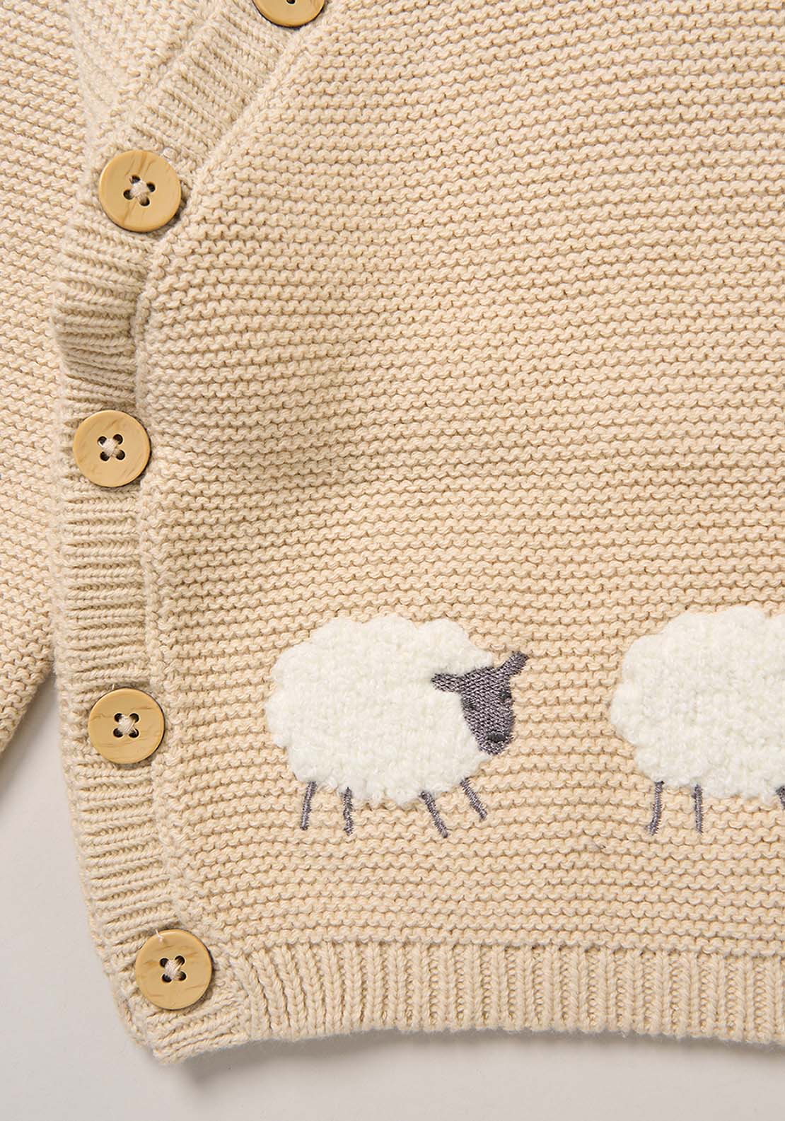 Jainco Sheep Knitwear Set - Beige 4 Shaws Department Stores