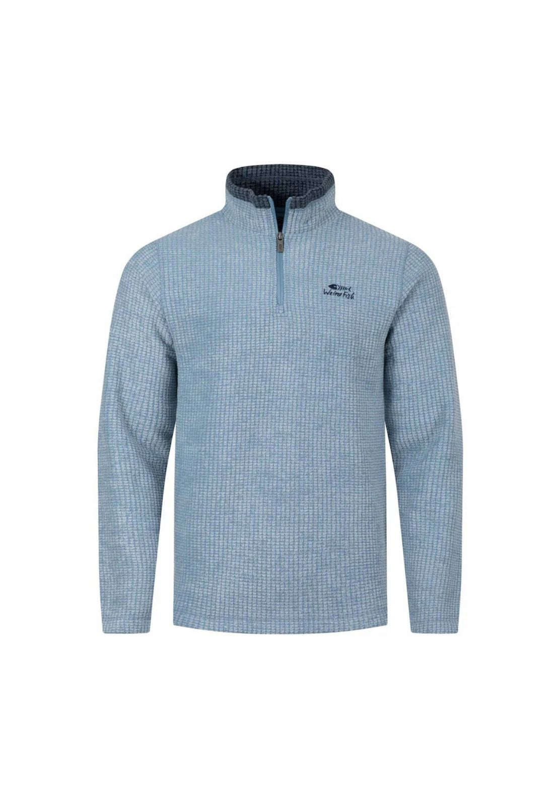Weird Fish Newark 1/4 Zip Sweatshirt - Blue 6 Shaws Department Stores