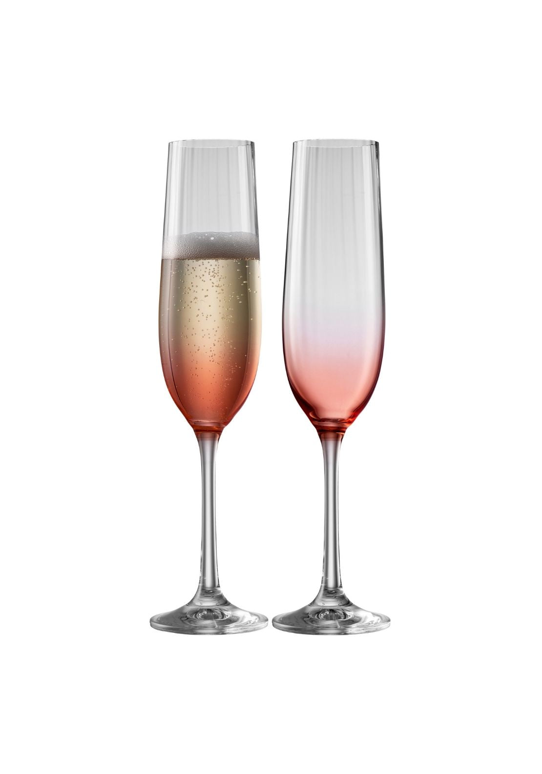 Champage Flute Set Of 2 - Blush