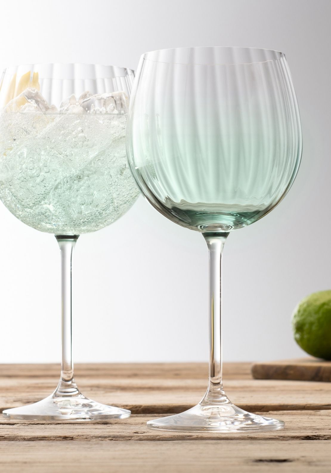 Gin Glass Set Of 2 - Blue