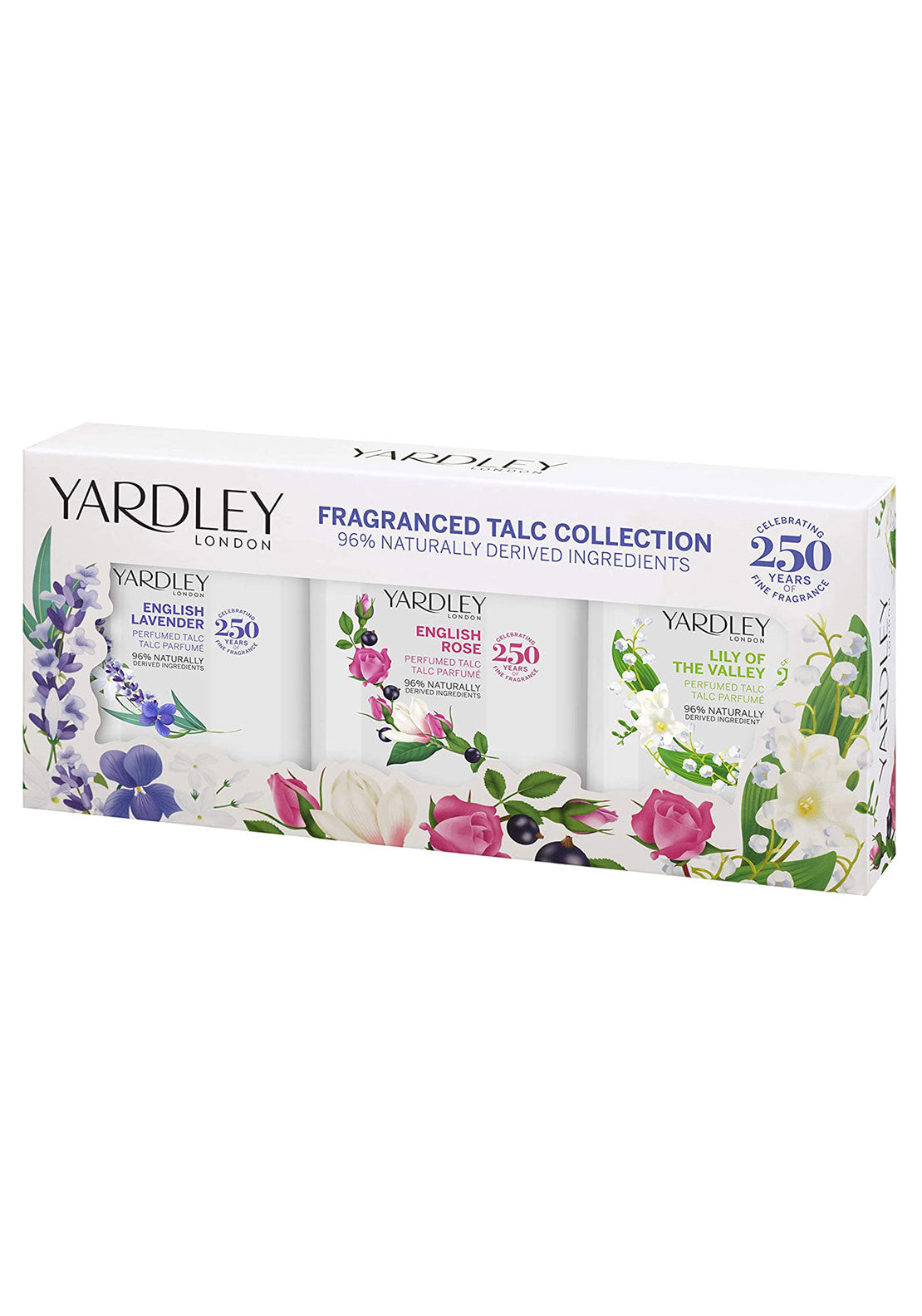 Yardley Fragranced Talc Collection 50ml 3 Piece Gift Set 1 Shaws Department Stores