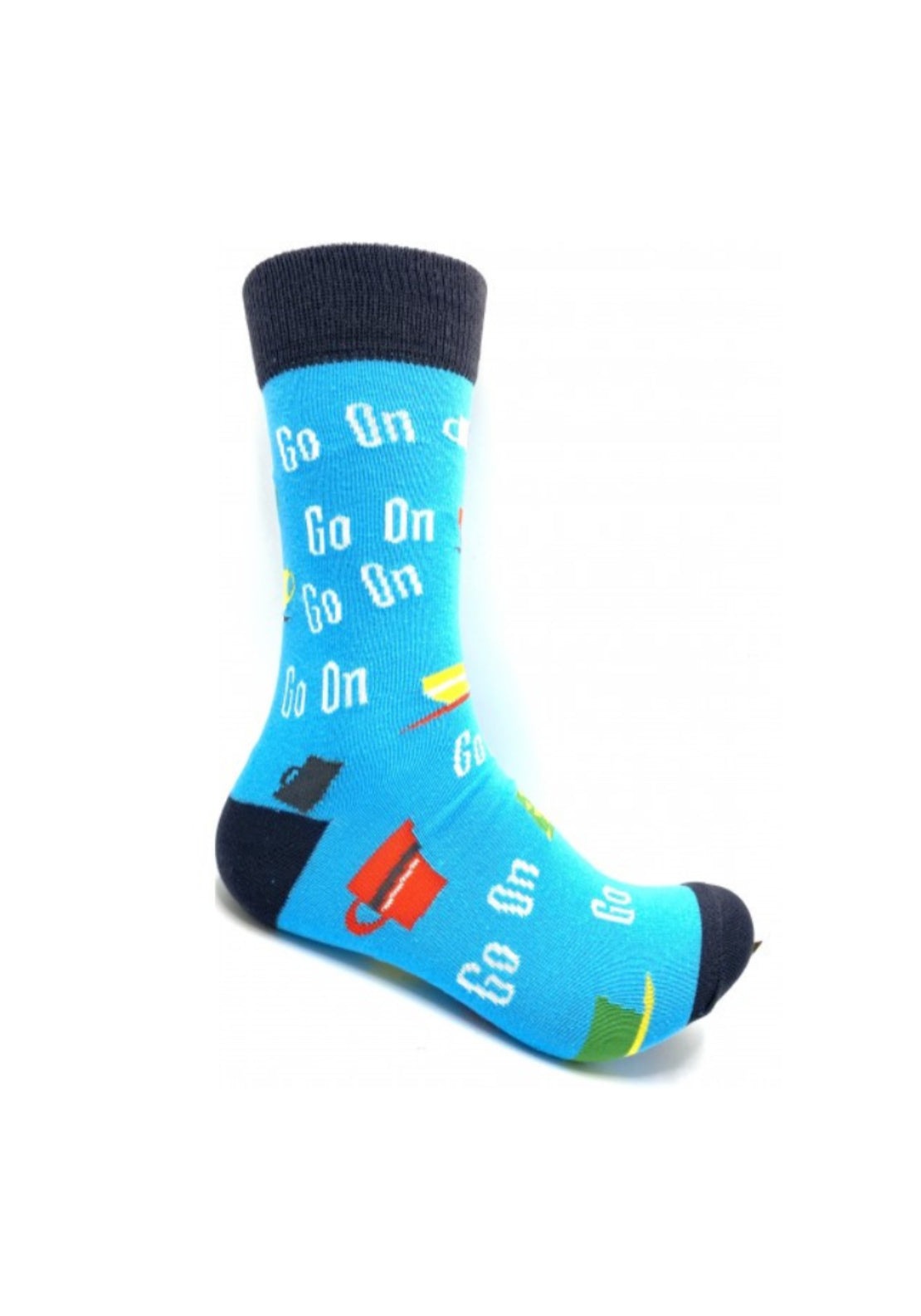 Sock Therapy Go On, Go On, Go On Socks - Blue / Grey 1 Shaws Department Stores