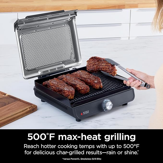 Ninja Sizzle Indoor Grill &amp; Flat Plate | GR101UK 2 Shaws Department Stores