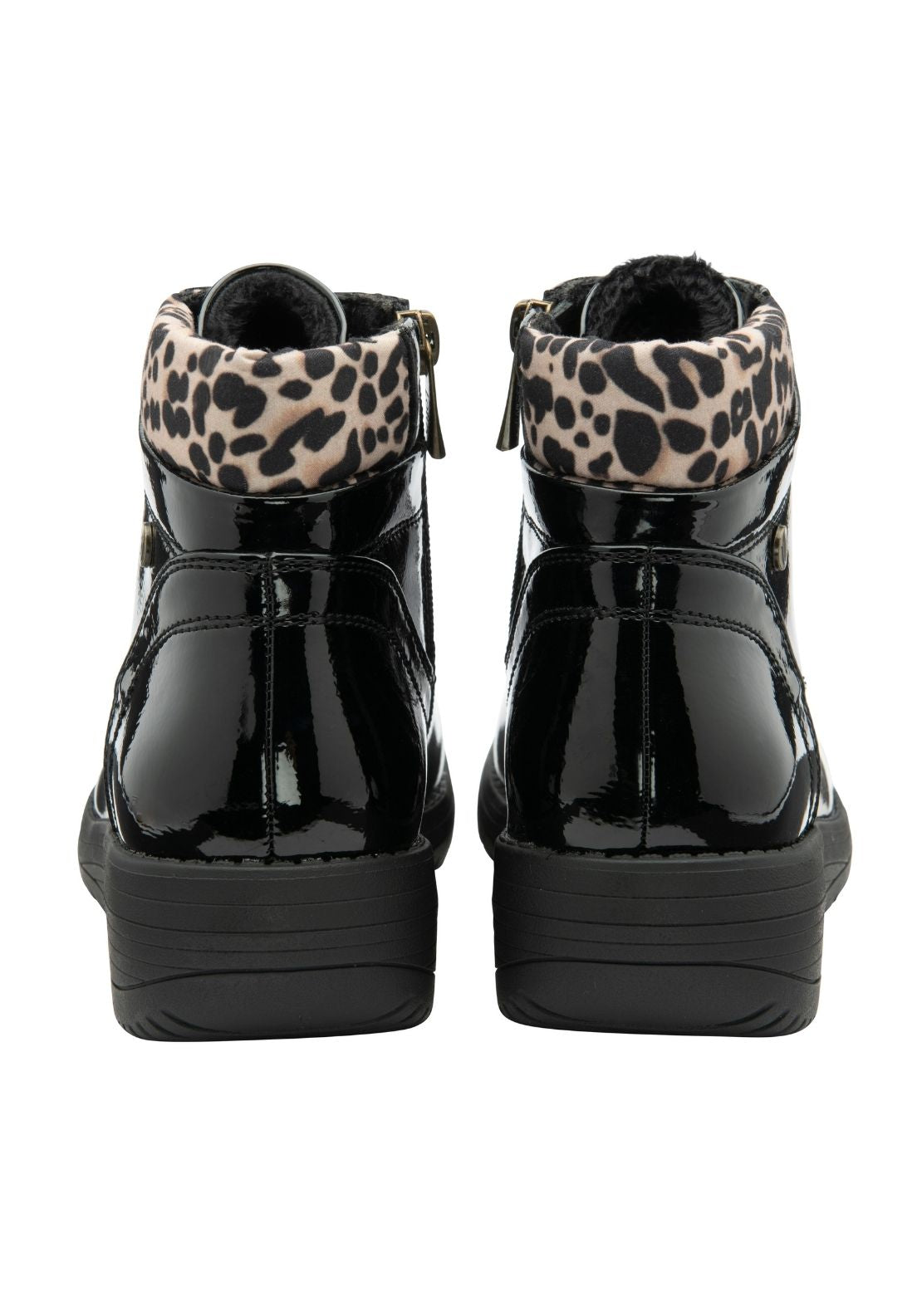 Lotus Gracie Ankle Boot - Black Patent 2 Shaws Department Stores