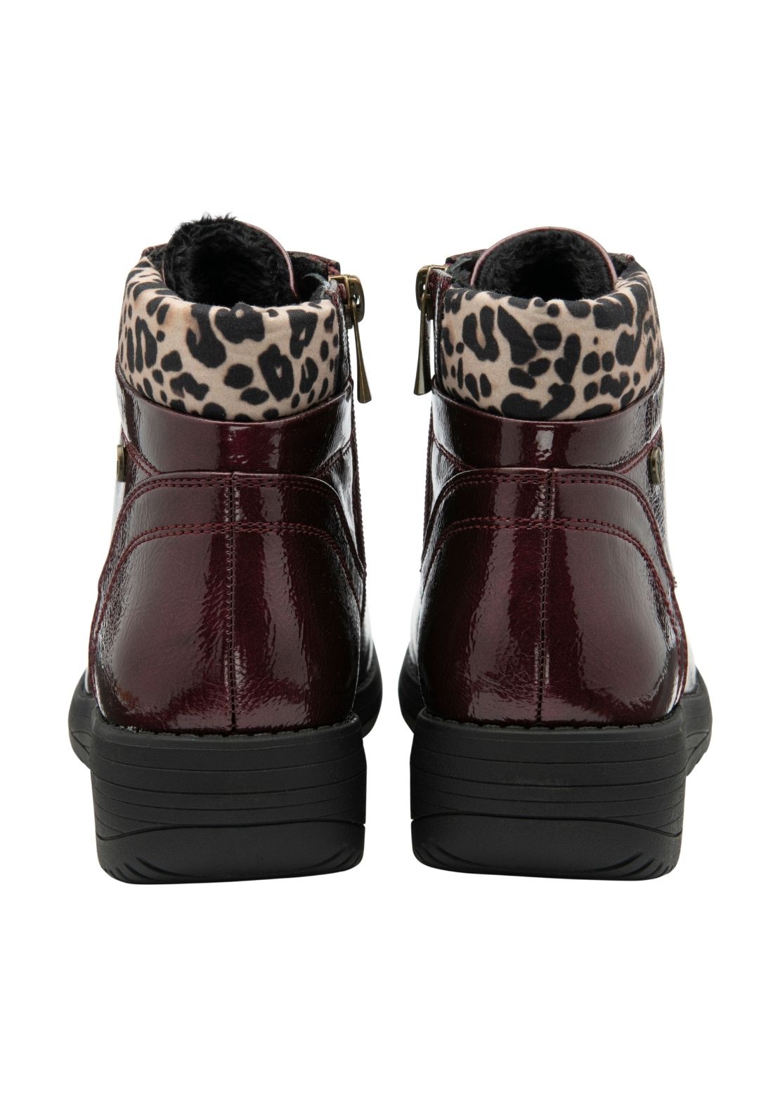 Lotus Gracie Ankle Boot - Bordo Patent 2 Shaws Department Stores
