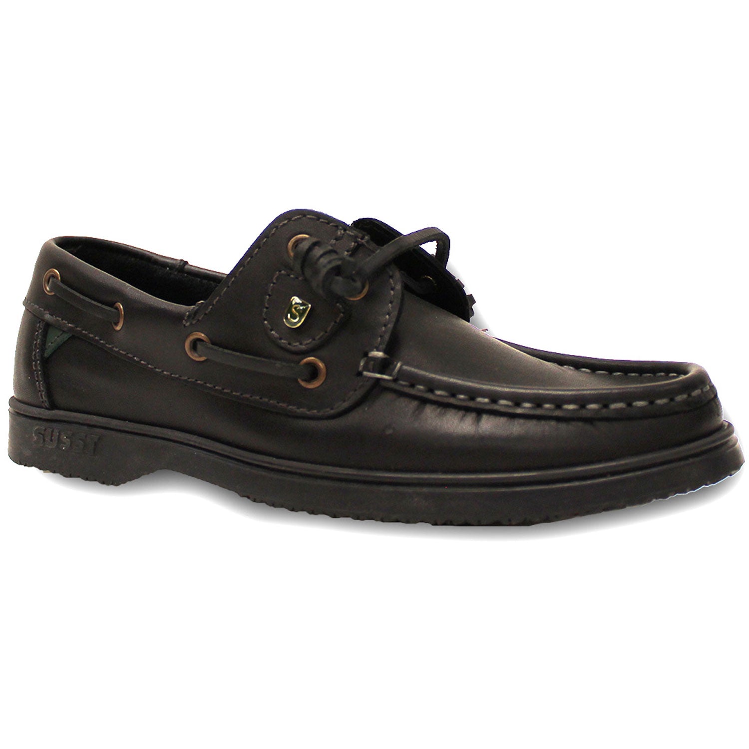 Susst Gaby Deck Shoe - Black 1 Shaws Department Stores