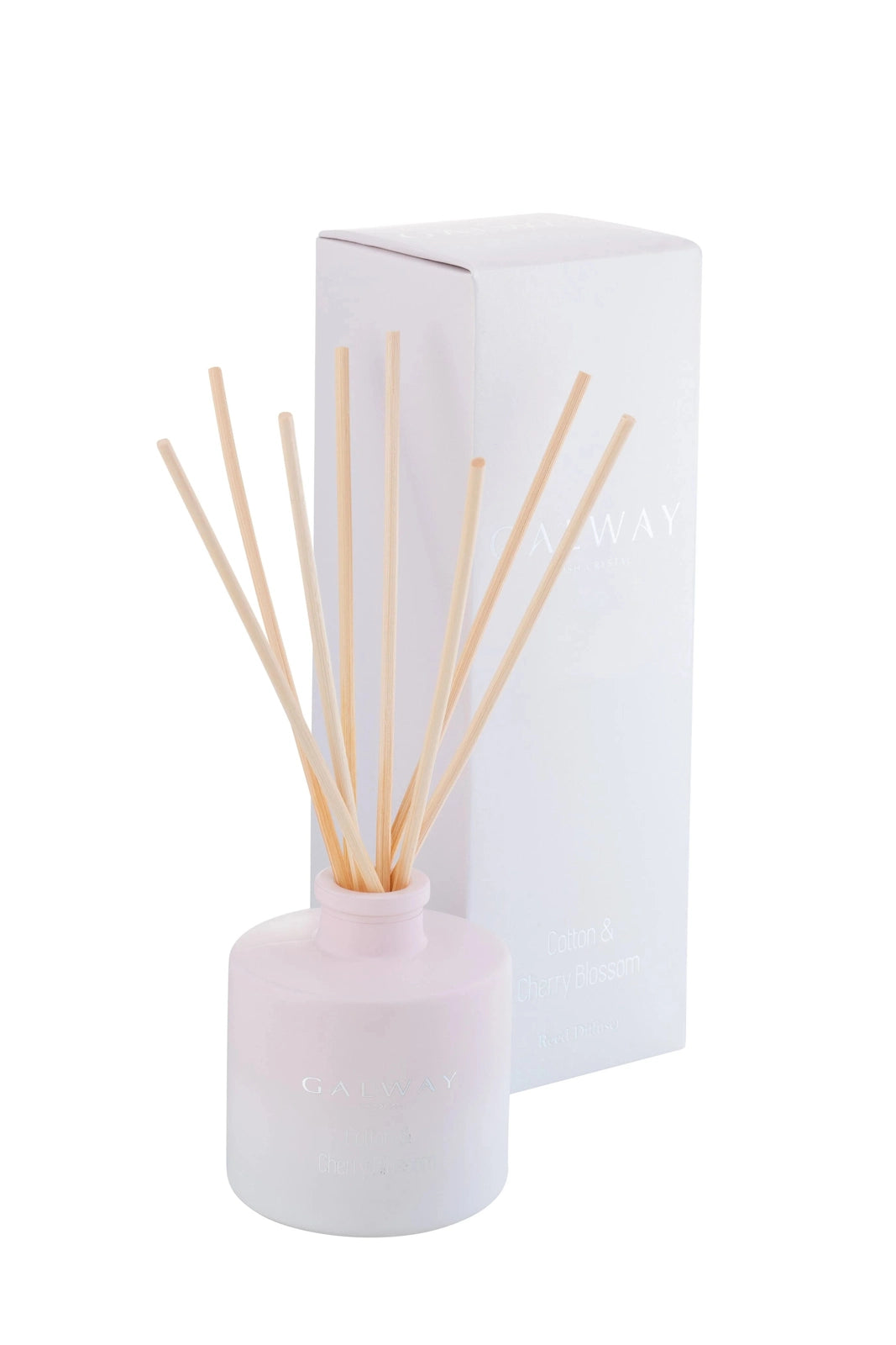Galway Crystal Cotton &amp; Cherry Blossom Reed Diffuser - Cotton &amp; Cherry 2 Shaws Department Stores