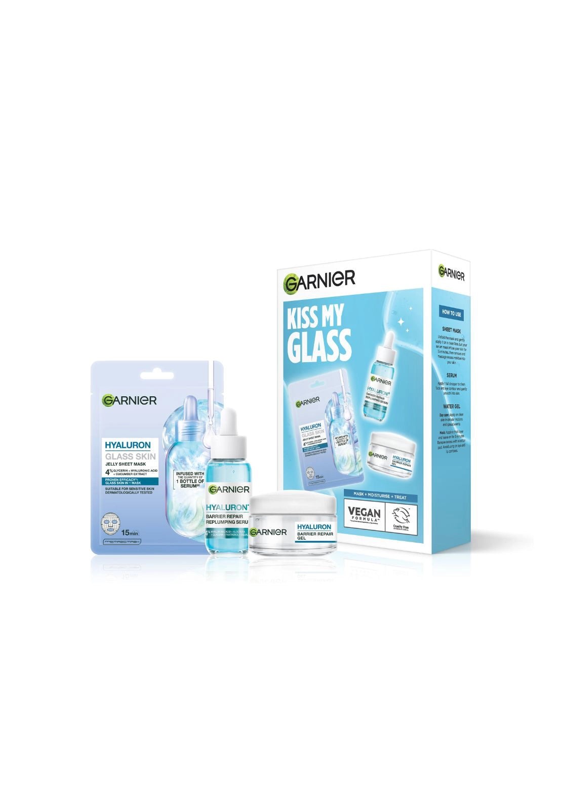 Garnier Garnier Kiss My Glass Christmas Gift Set - No Colour 2 Shaws Department Stores