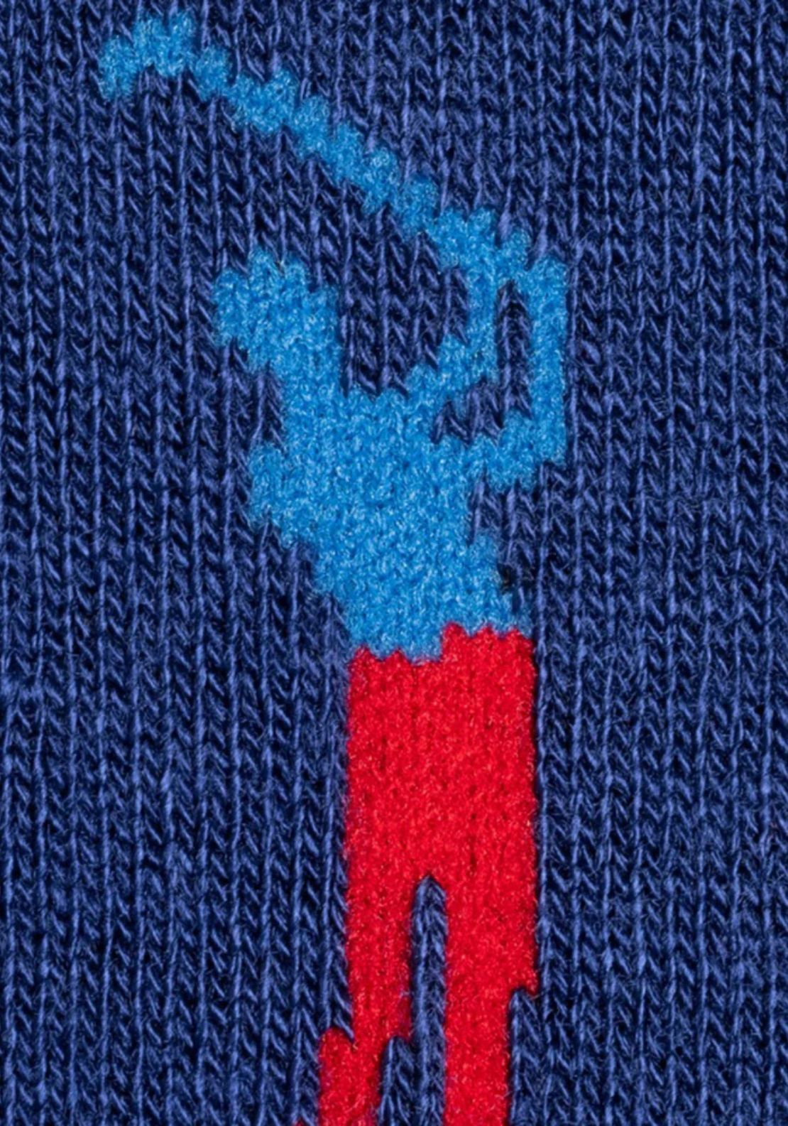 Swole Panda Golfer Socks - Navy 2 Shaws Department Stores
