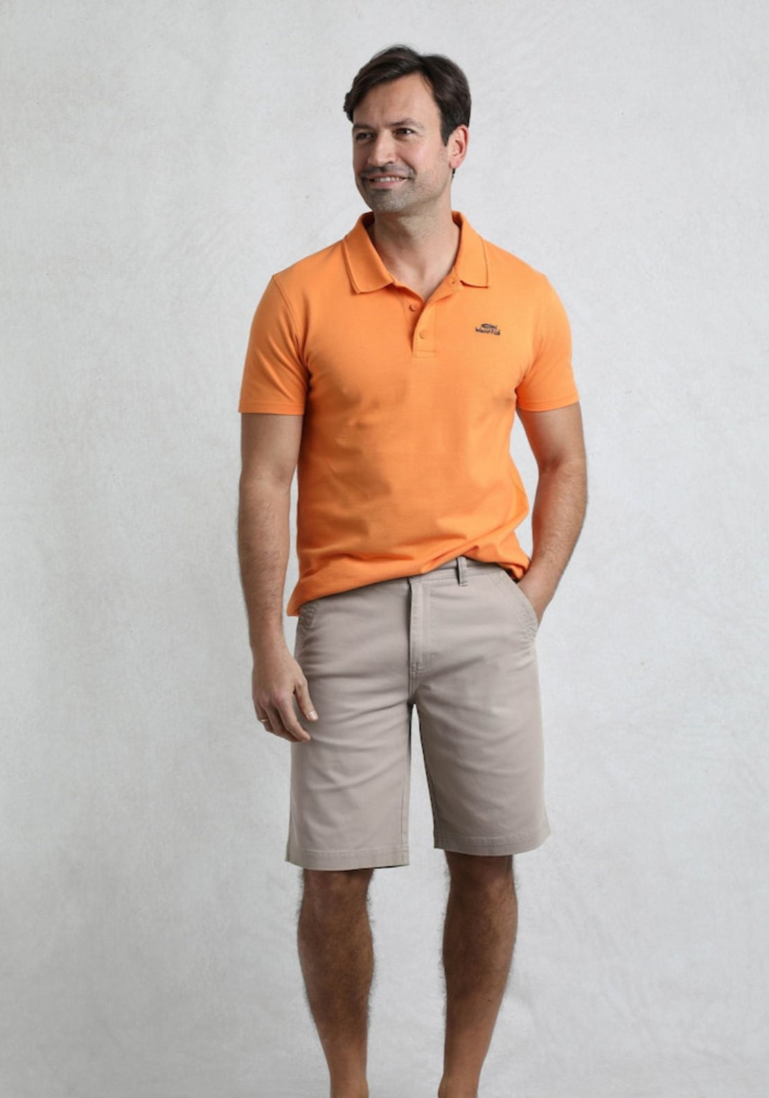 Weird Fish Rayburn Cotton Flat Front Shorts - Flintstone 4 Shaws Department Stores