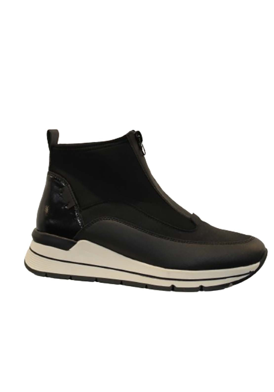 Susst Harper24 Zip Trainer - Black 1 Shaws Department Stores