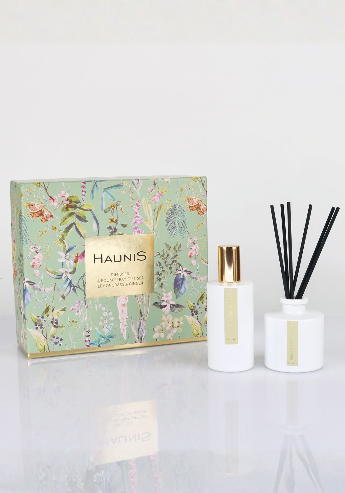 Fresh Linen Diffuser &amp; Room Spray Set - Cream