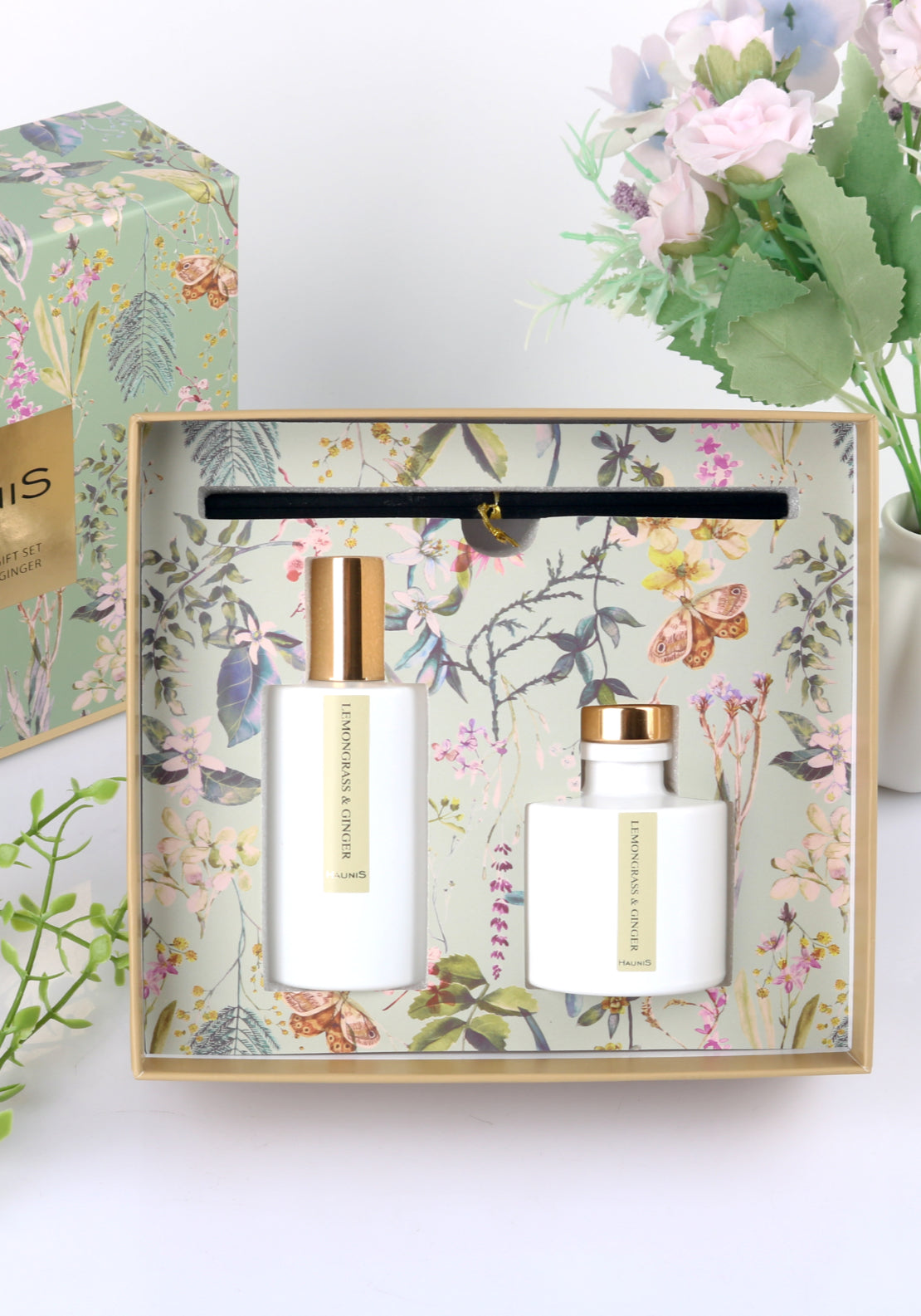 Fresh Linen Diffuser &amp; Room Spray Set - Cream