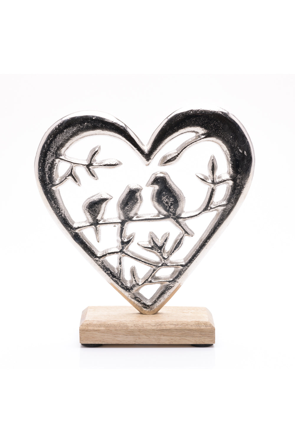 The Home Collection Metal Heart &amp; Love Birds Ornament 20cm 1 Shaws Department Stores