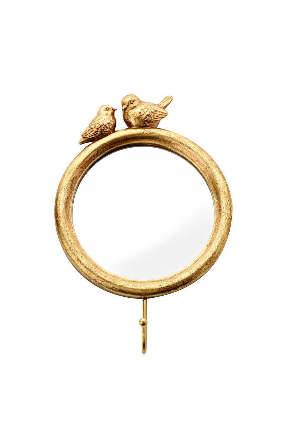 The Home Collection Gold Finish Pair of Birds Wall Hook Mirror 1 Shaws Department Stores
