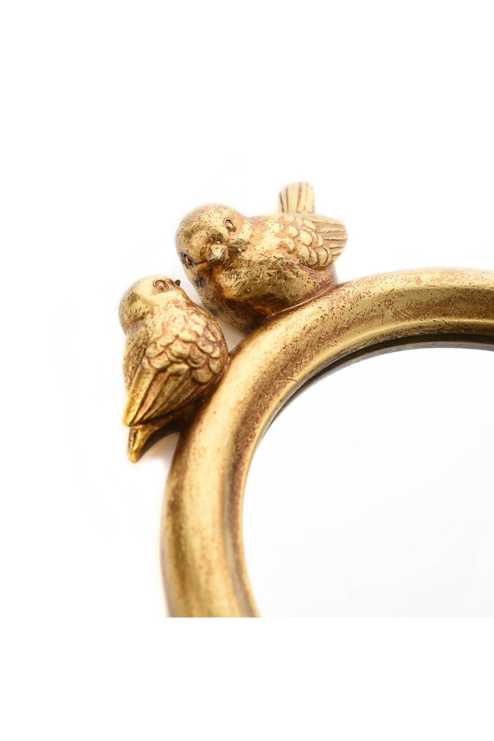 The Home Collection Gold Finish Pair of Birds Wall Hook Mirror 2 Shaws Department Stores