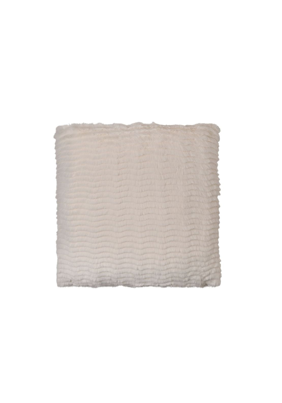 Soft Ripple Cushion - White