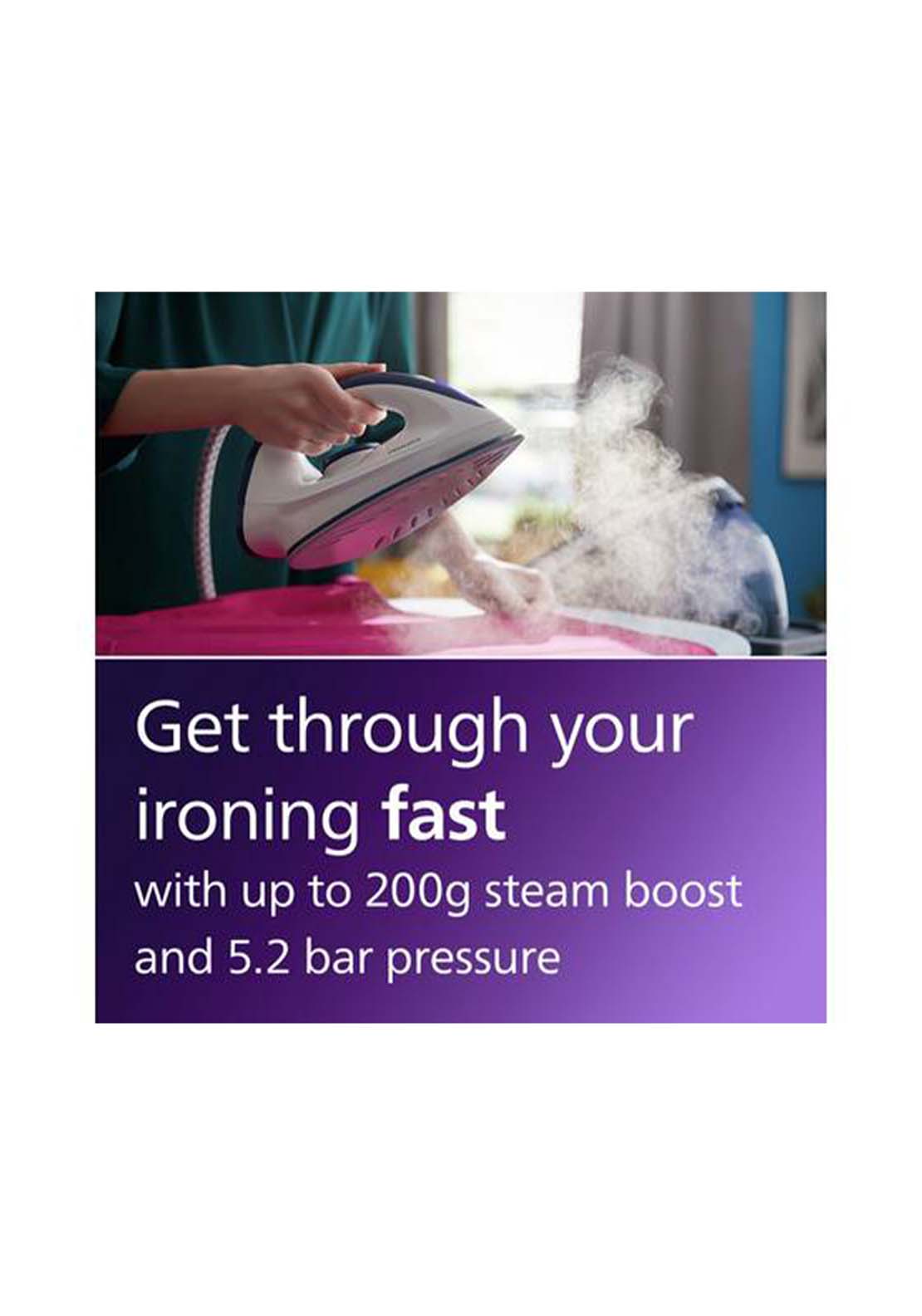 Philips Steam Iron 1.1L | Hi592026 3 Shaws Department Stores
