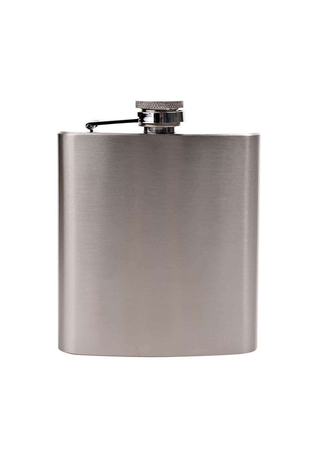 Harvey Makin Hip Flask - 6Oz Matt Stainless Steel 2 Shaws Department Stores