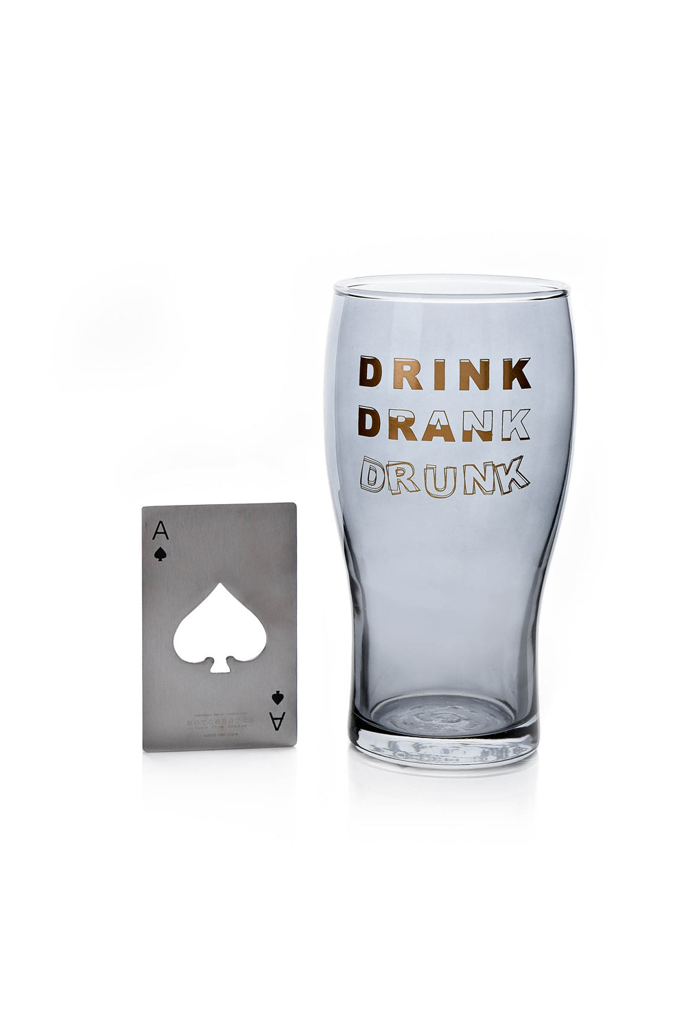 The Home Collection Hotchpotch Orion Beer Glass - Drink Drank Drunk 2 Shaws Department Stores