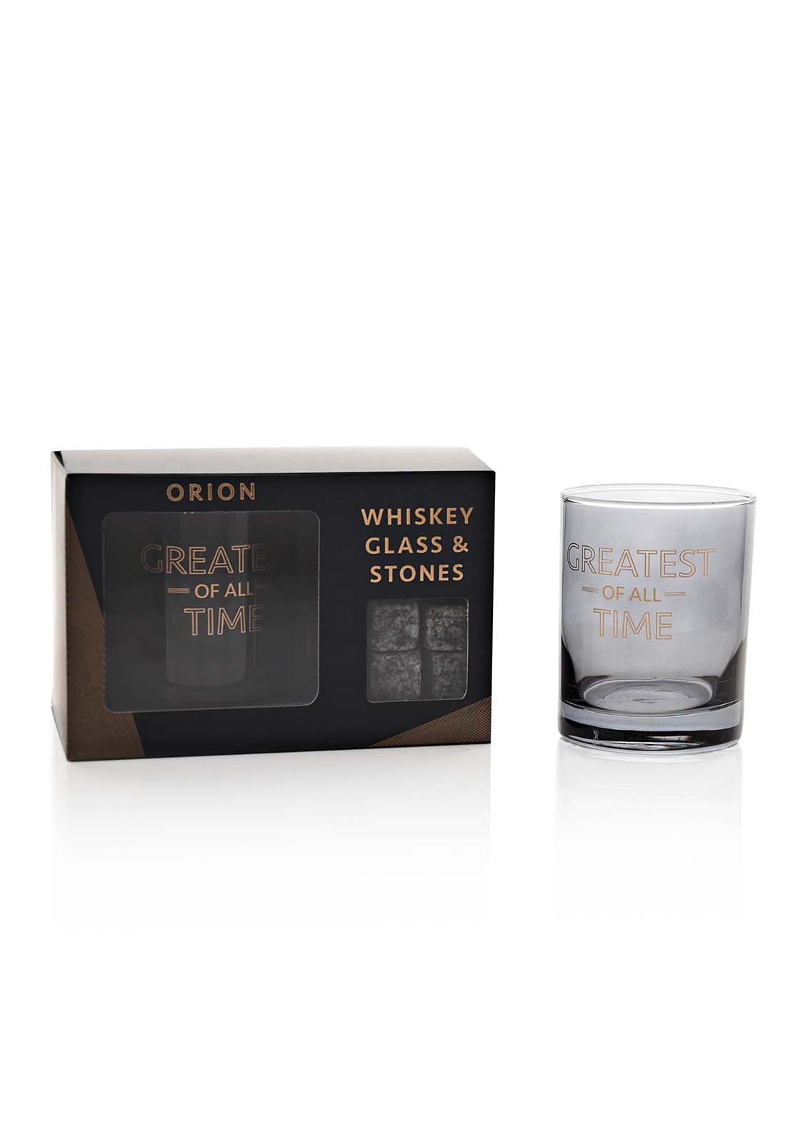 Celebrations Hotchpotch Orion Whiskey Glass &amp; Stones - Greatest 1 Shaws Department Stores