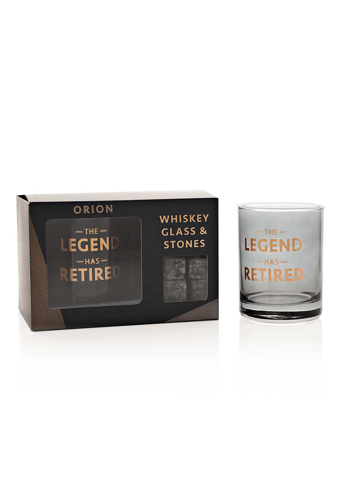 Celebrations Hotchpotch Orion Whiskey Glass &amp; Stones - Retirement 1 Shaws Department Stores