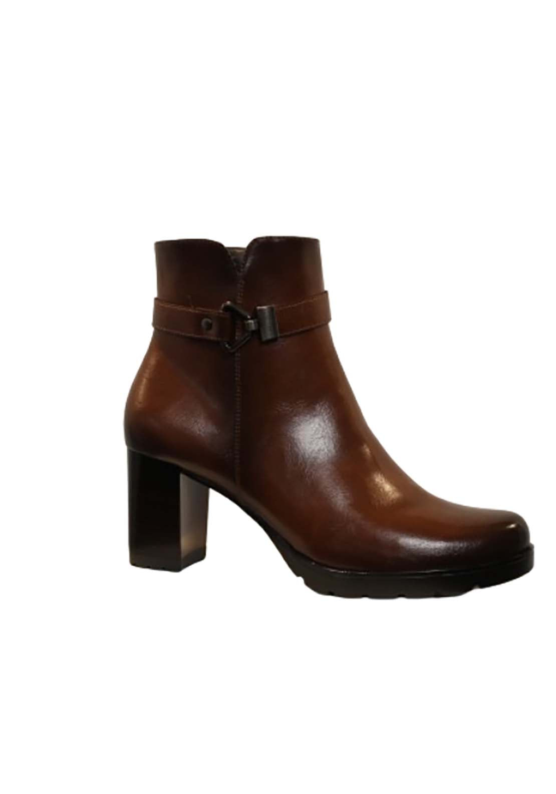 Susst Hudson24 Heeled Boot - Tan 1 Shaws Department Stores