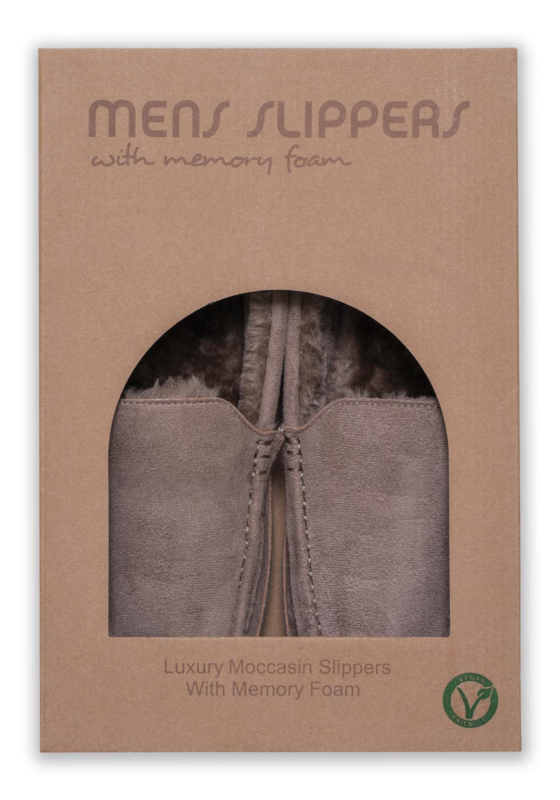 Ella Mans Slip On Moccassin - Taupe 4 Shaws Department Stores