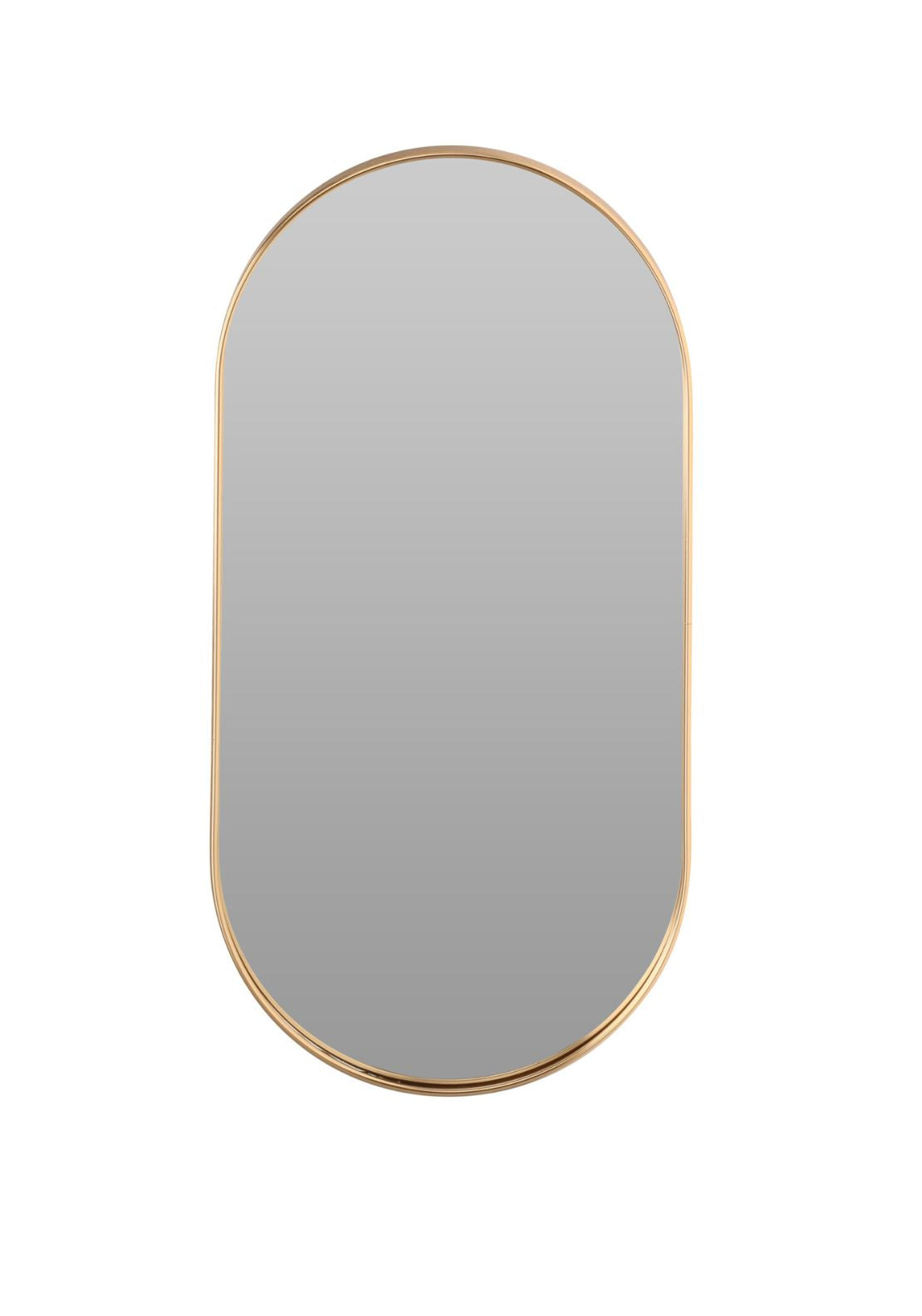 The Home Collection Gold Rectangular Wall Mirror 50X25Cm 1 Shaws Department Stores
