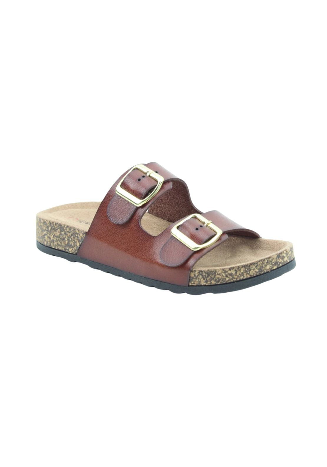 Heavenly Feet Harmony 2 Slip On Sandal - Redwood 1 Shaws Department Stores