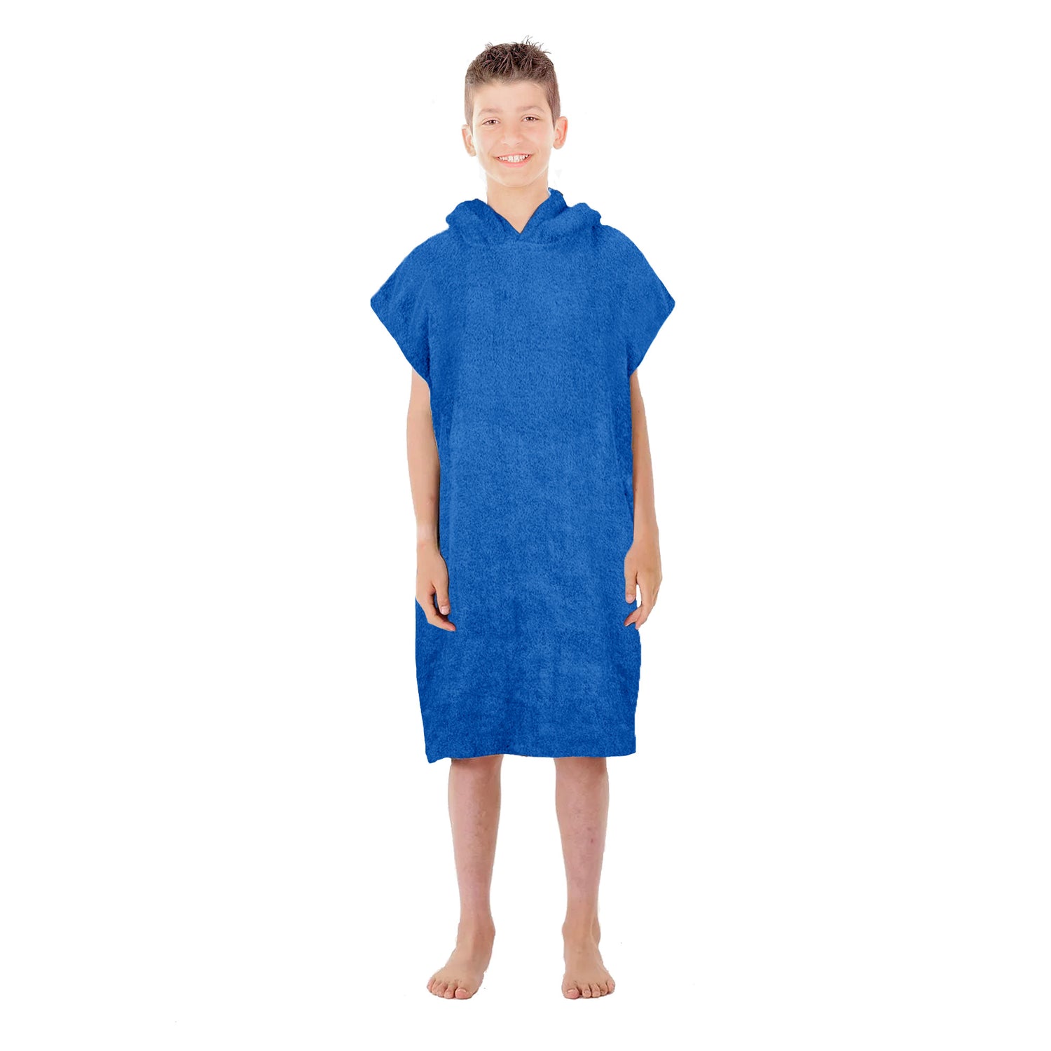 The Home Collection Towel Poncho - Medium/Large - Blue 1 Shaws Department Stores