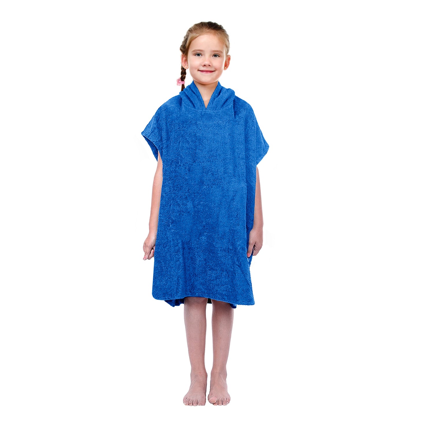 The Home Collection Towel Poncho - Small/Medium - Blue 1 Shaws Department Stores