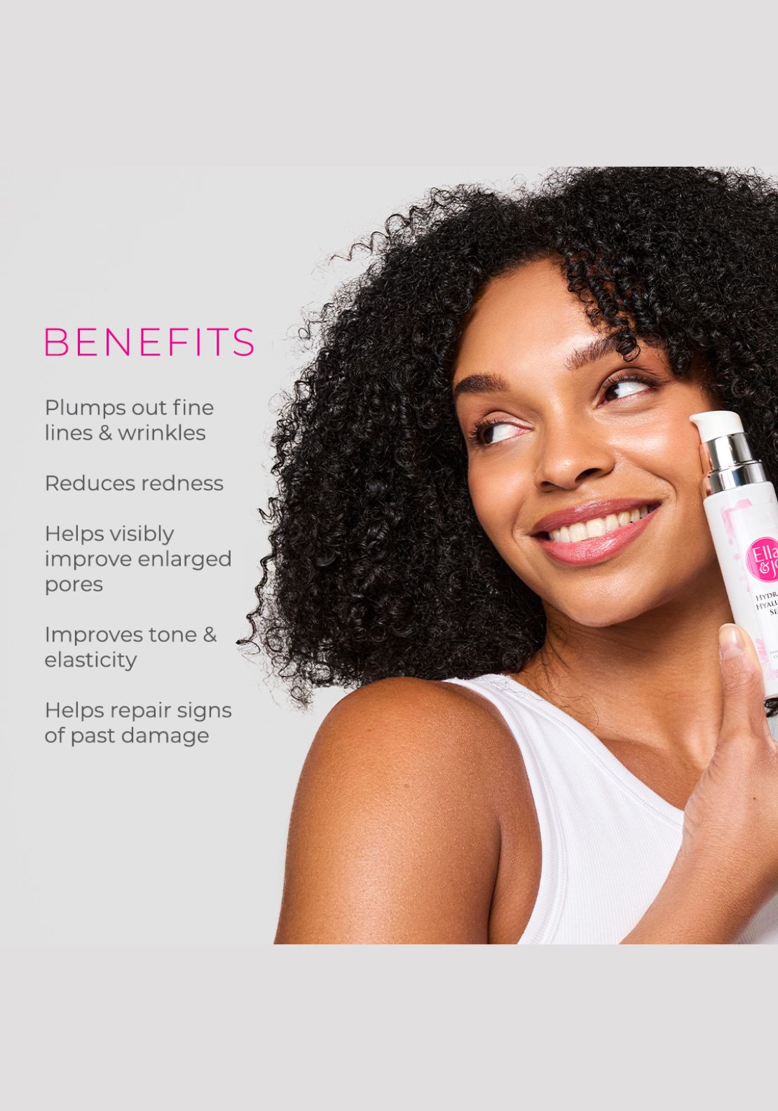 Ella &amp; Jo Hydrating Hyaluronic Serum 2 Shaws Department Stores