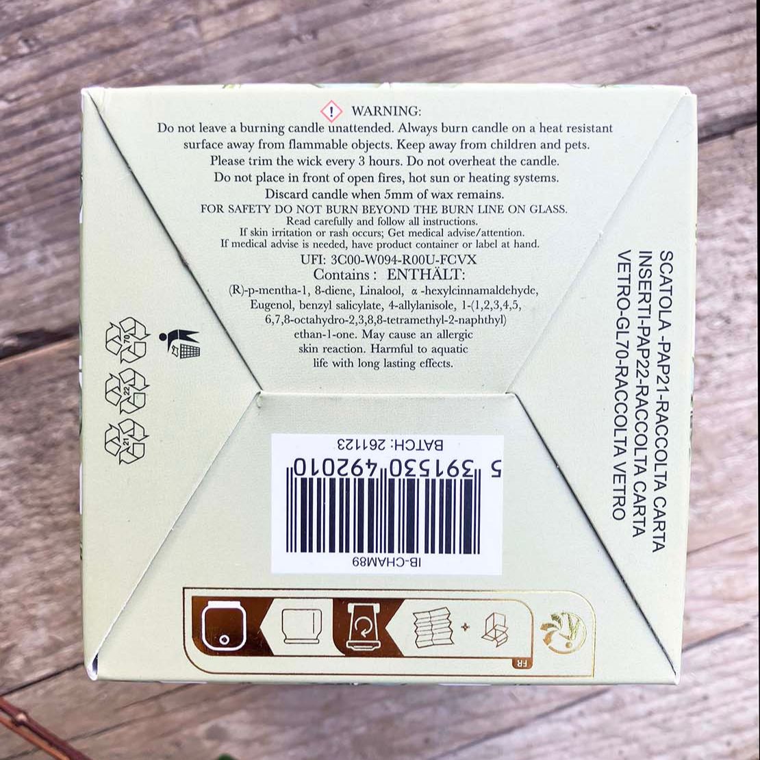 Irish Botanicals Chamomile &amp; Wild Burren Thyme Candle 3 Shaws Department Stores