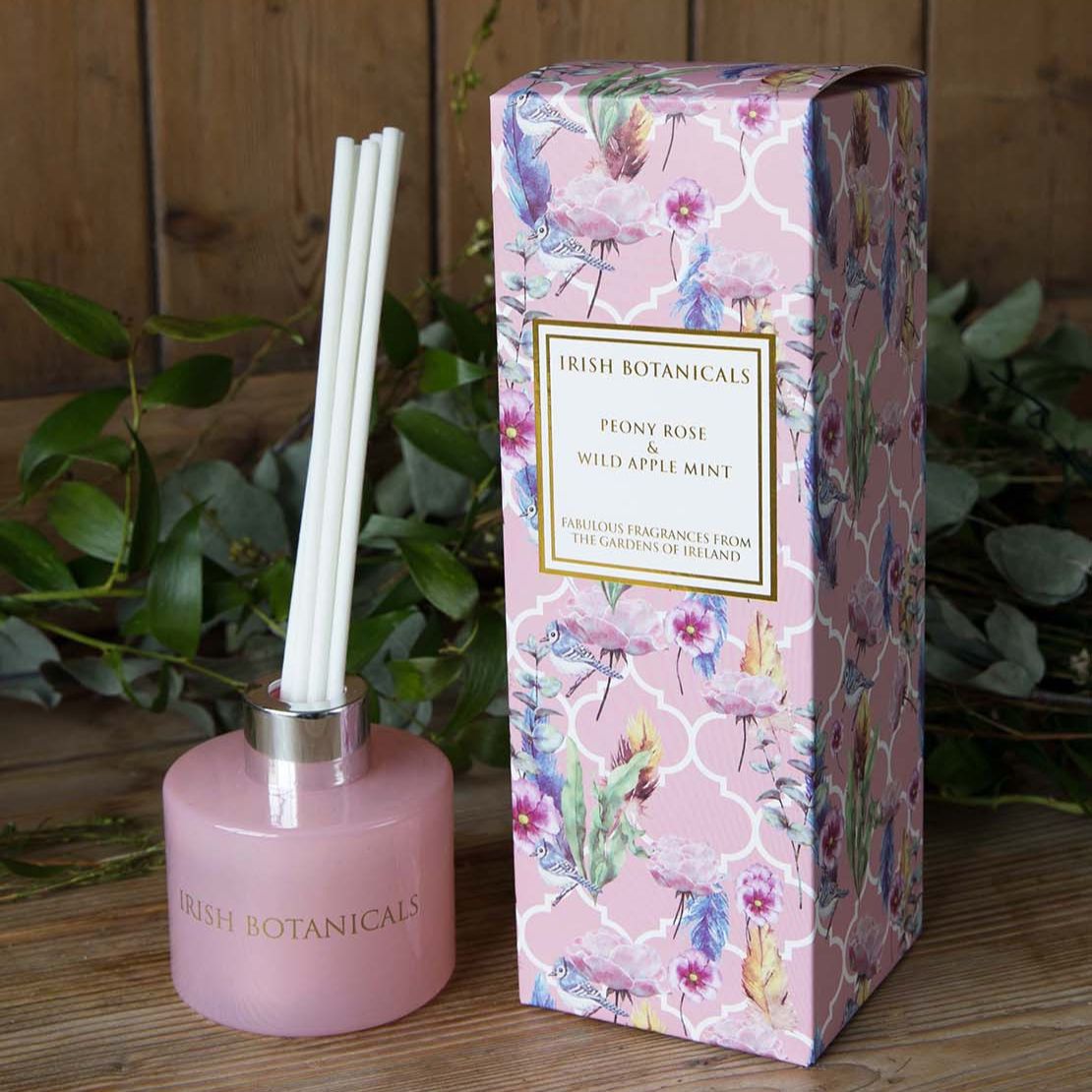 Irish Botanicals Peony Rose &amp; Wild Apple Mint Diffuser 1 Shaws Department Stores