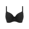Idol Underwire Moulded Balcony Bra - Black