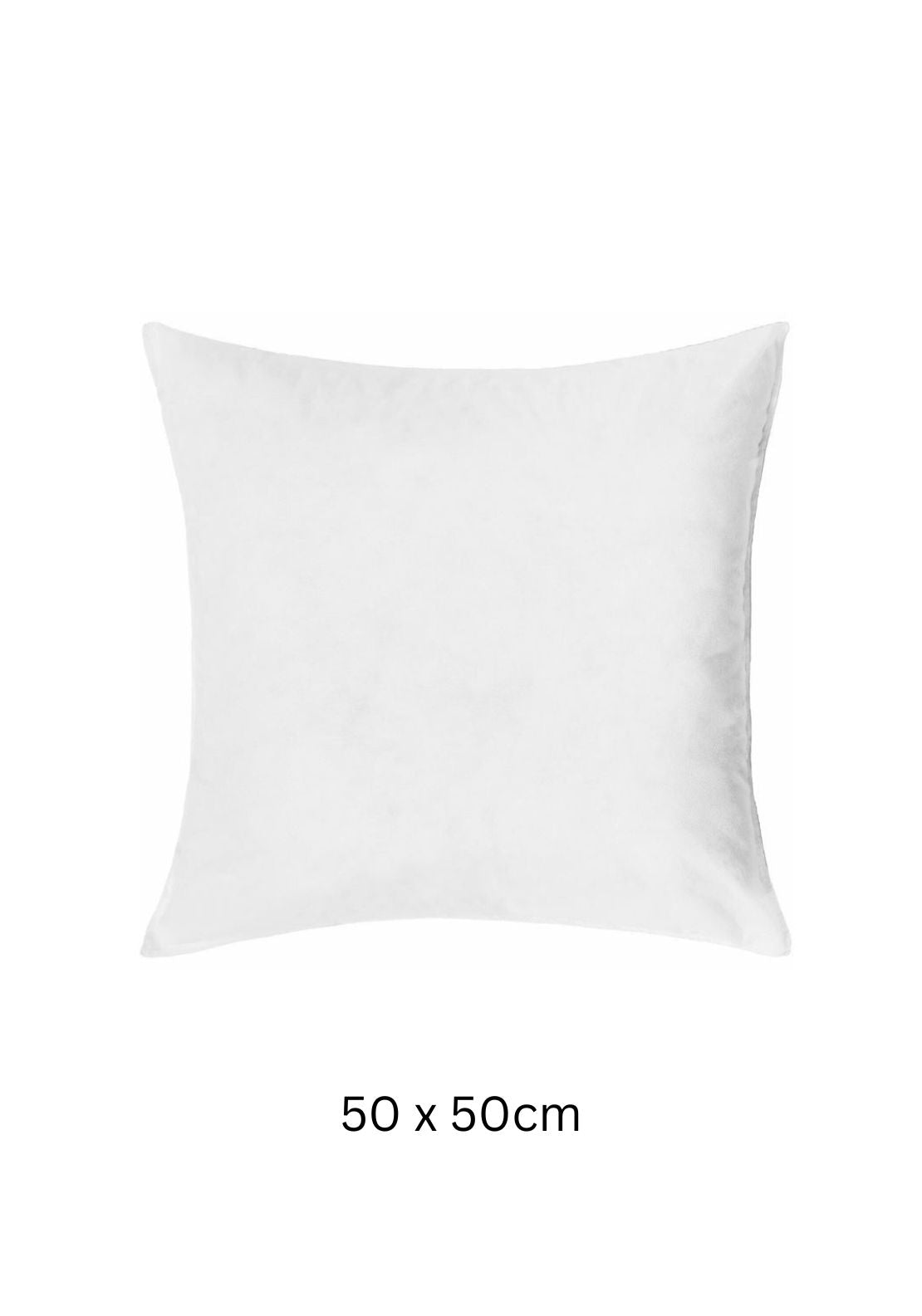 The Home Collection Cushion Insert 50 x 50cm - White 1 Shaws Department Stores