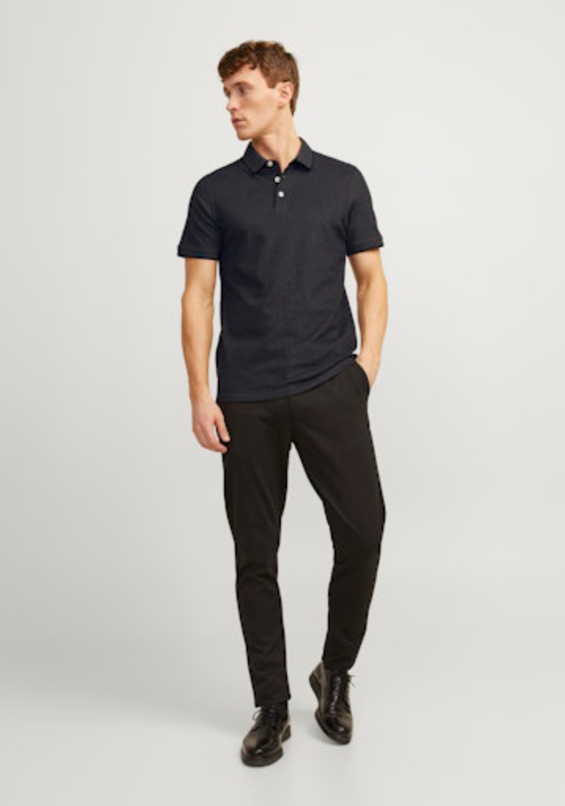 Jack &amp; Jones Essential Short Sleeve Polo Shirt - Dgm 6 Shaws Department Stores