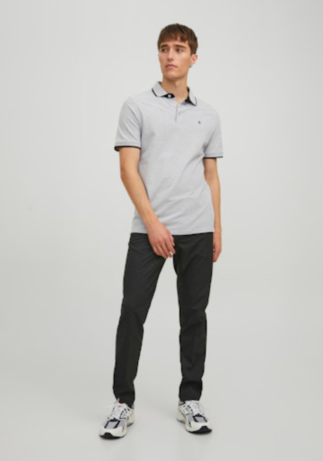 Jack &amp; Jones Essential Short Sleeve Polo Shirt - Lgm 6 Shaws Department Stores