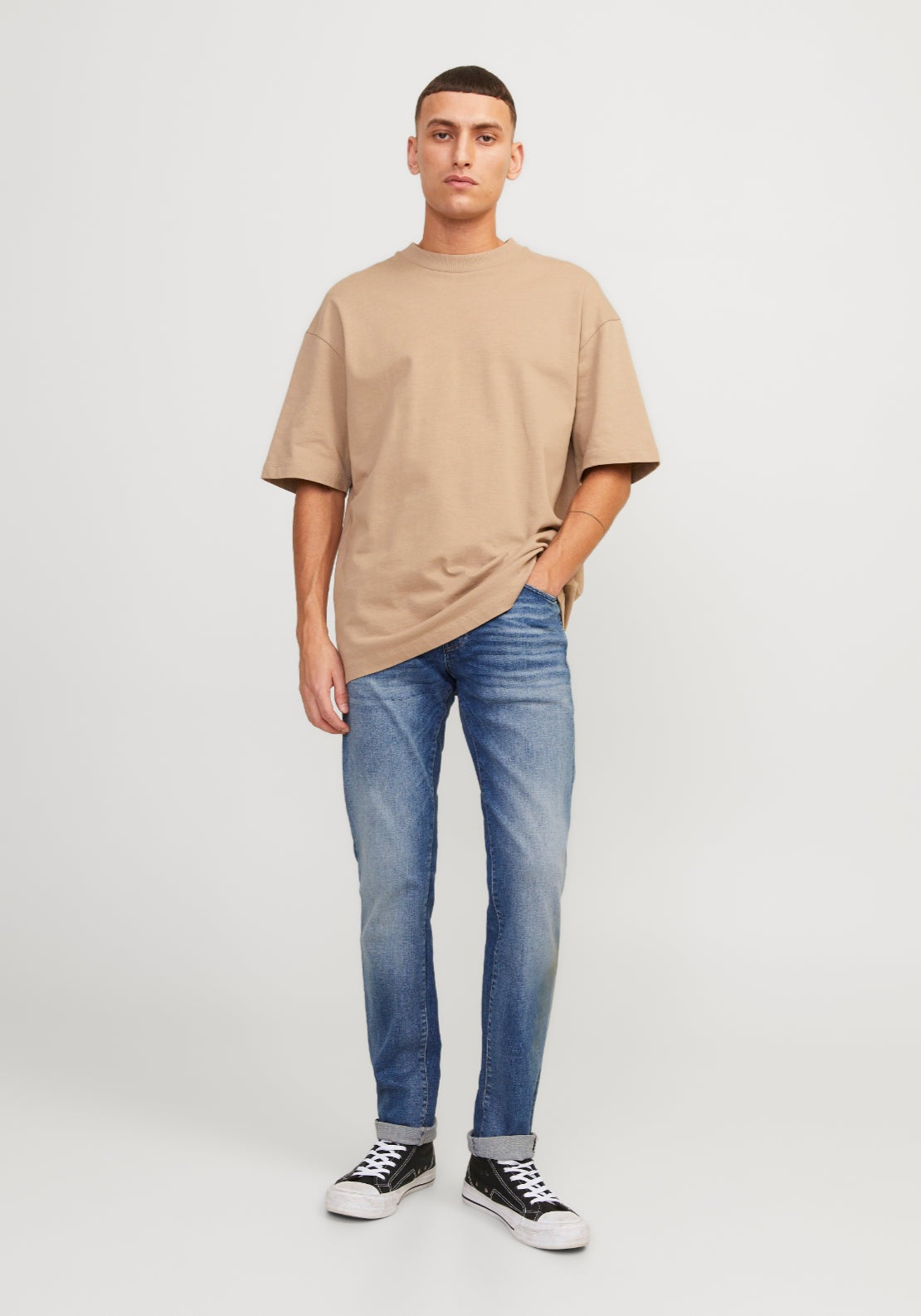 Jack &amp; Jones Glen Icon Slim Denim Jeans - Blue 6 Shaws Department Stores